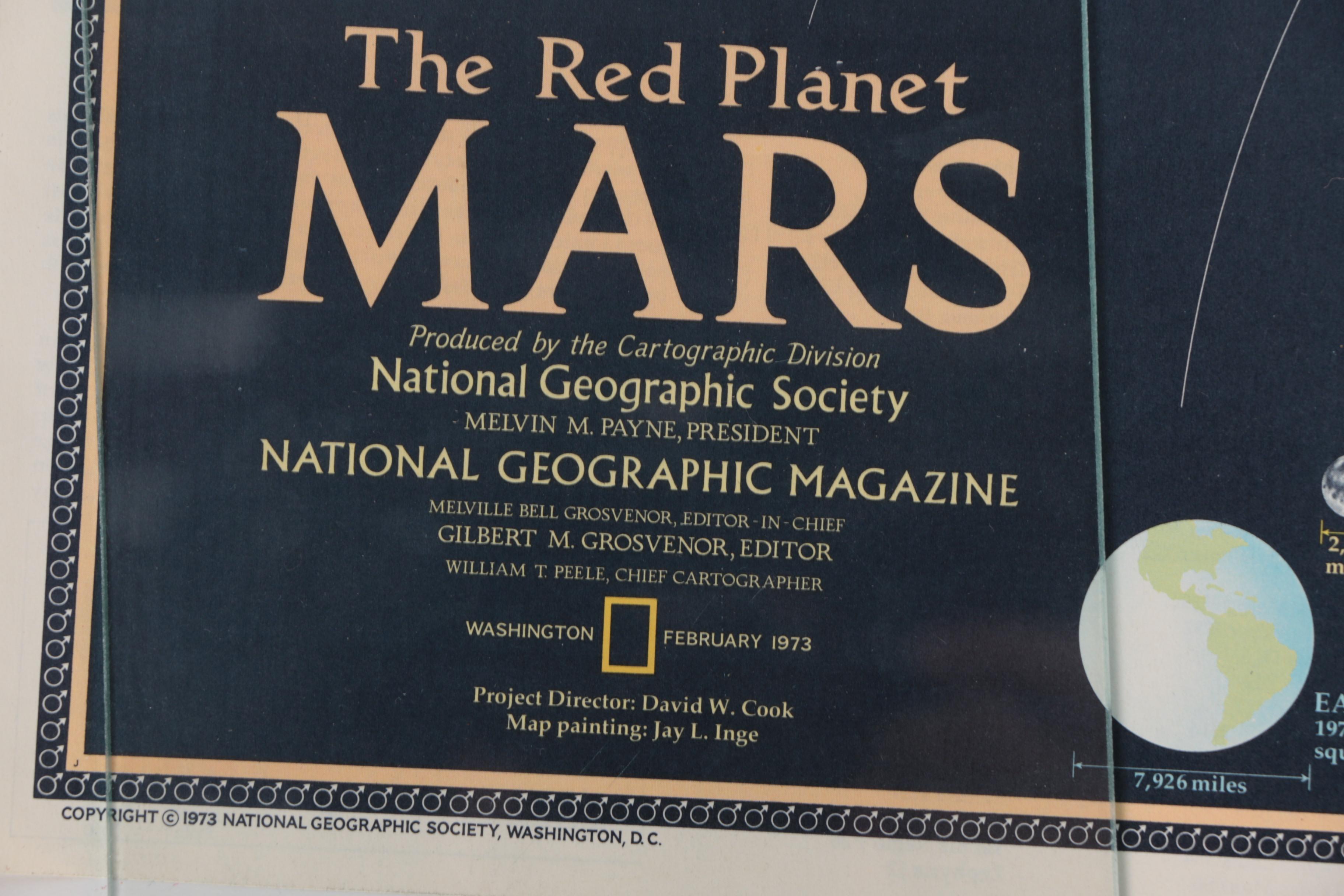 Vintage National Geographic Society Space Themed Maps and Prints
