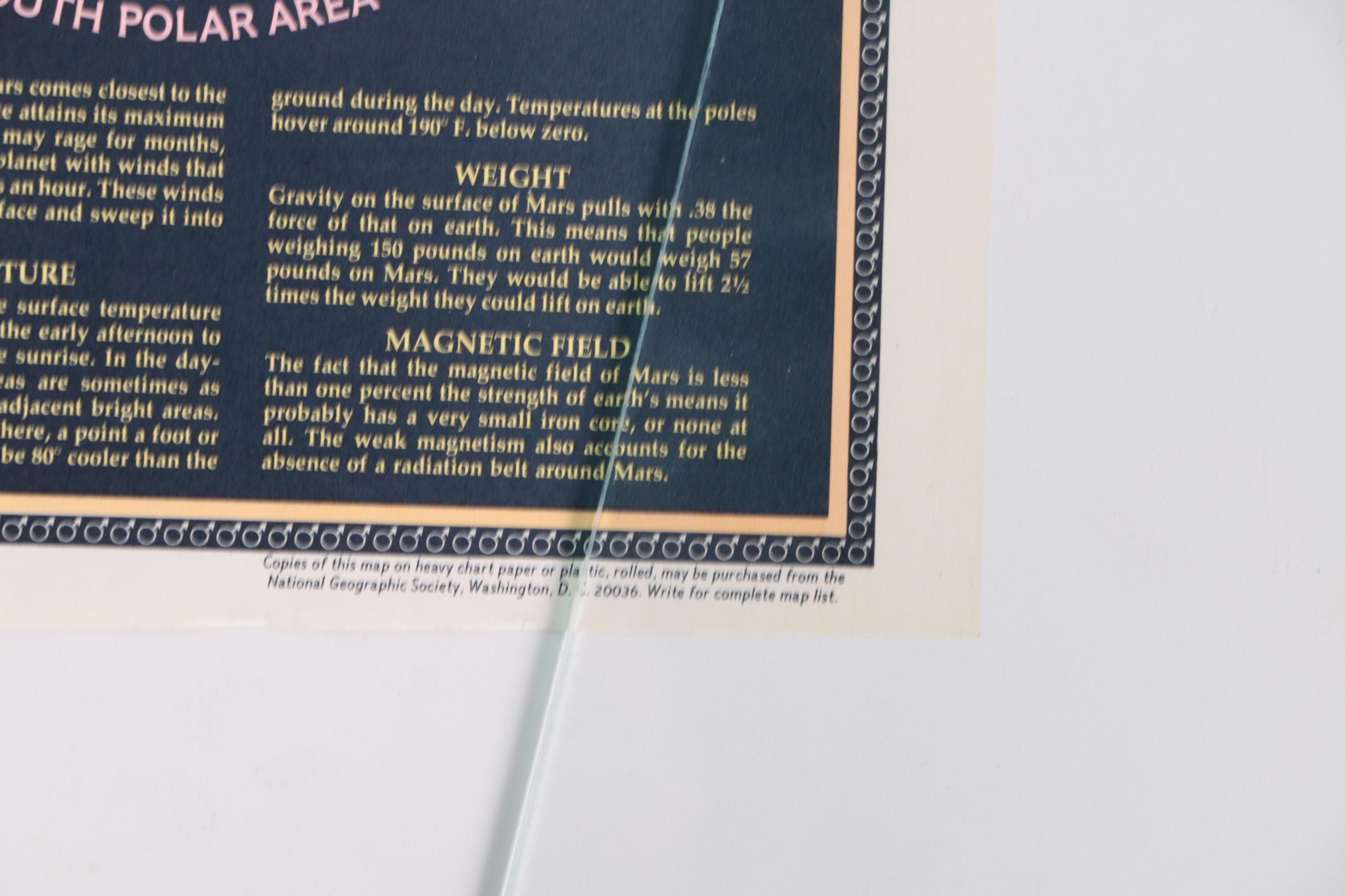 Vintage National Geographic Society Space Themed Maps and Prints