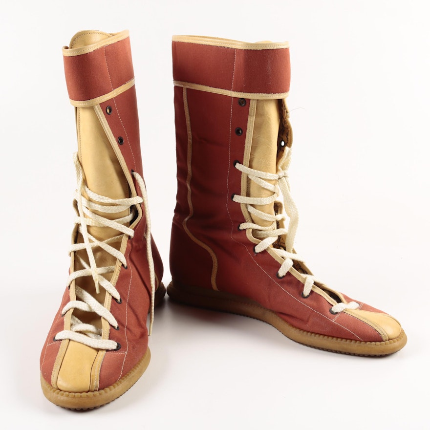 Women's Yves Saint Laurent Canvas Boots