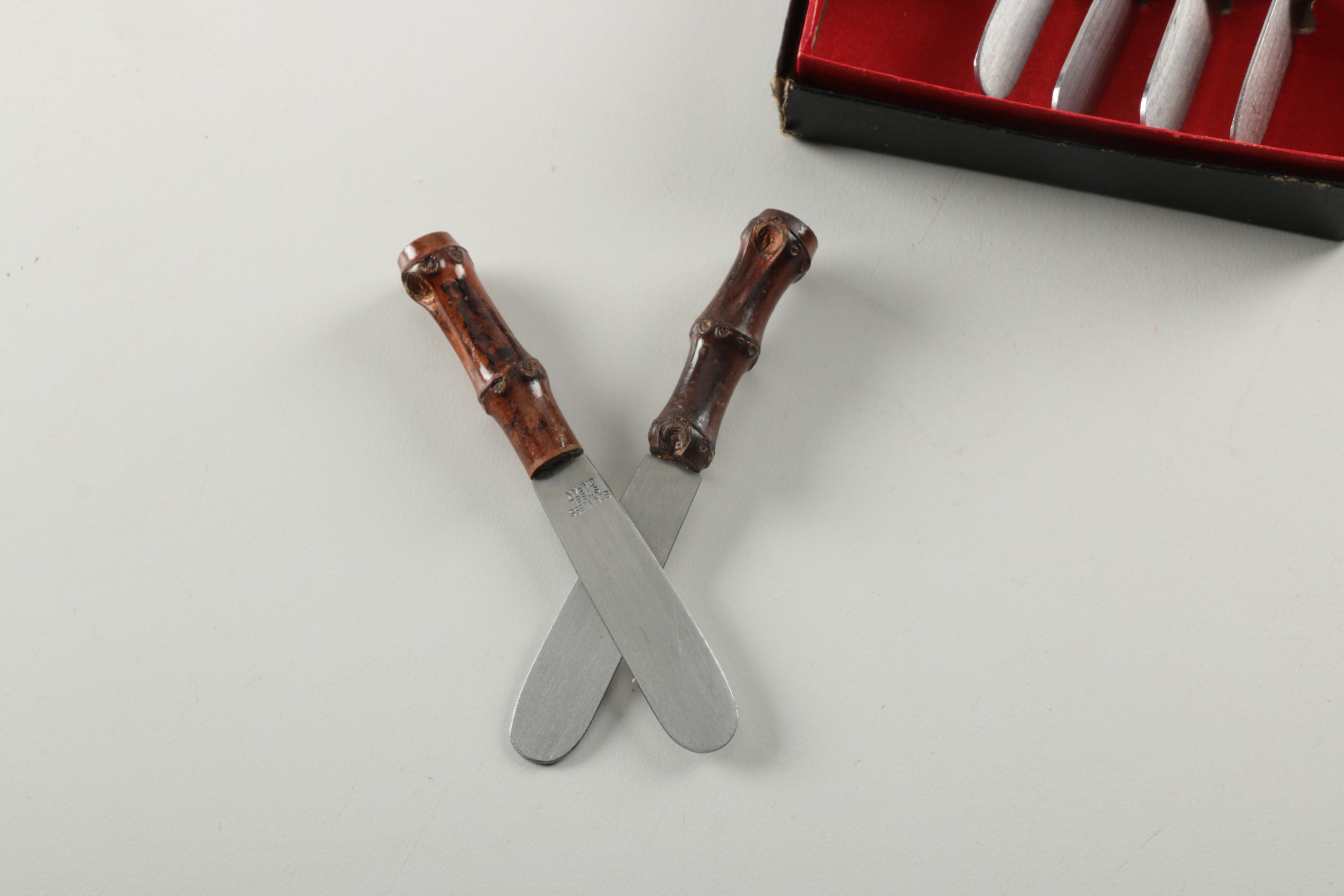 Serveware and Kitchenware Featuring Carlton Silver Plate Nut Spoons