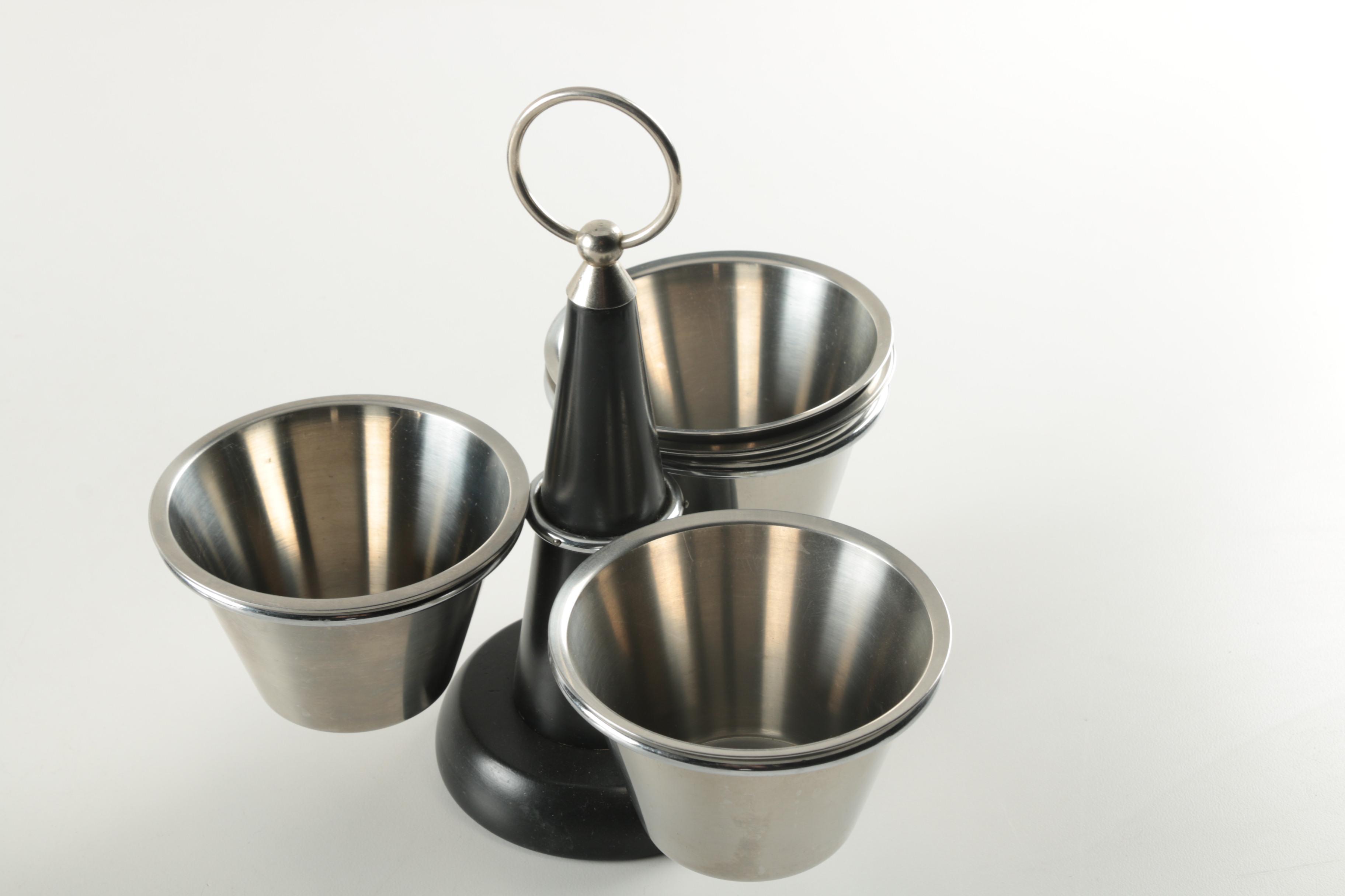 Serveware and Kitchenware Featuring Carlton Silver Plate Nut Spoons