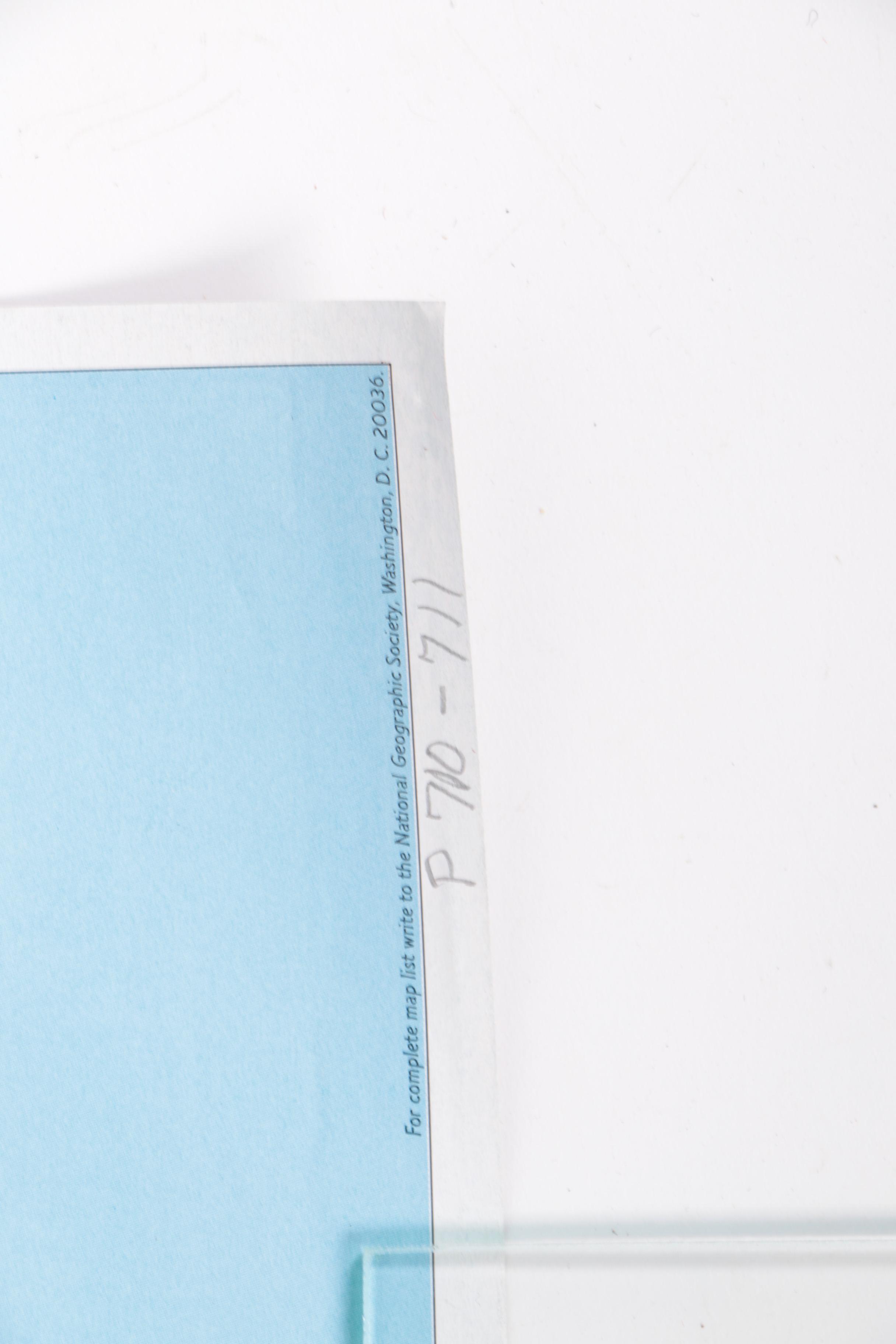 1990s National Geographic Society Maps of Japan, California and New York City