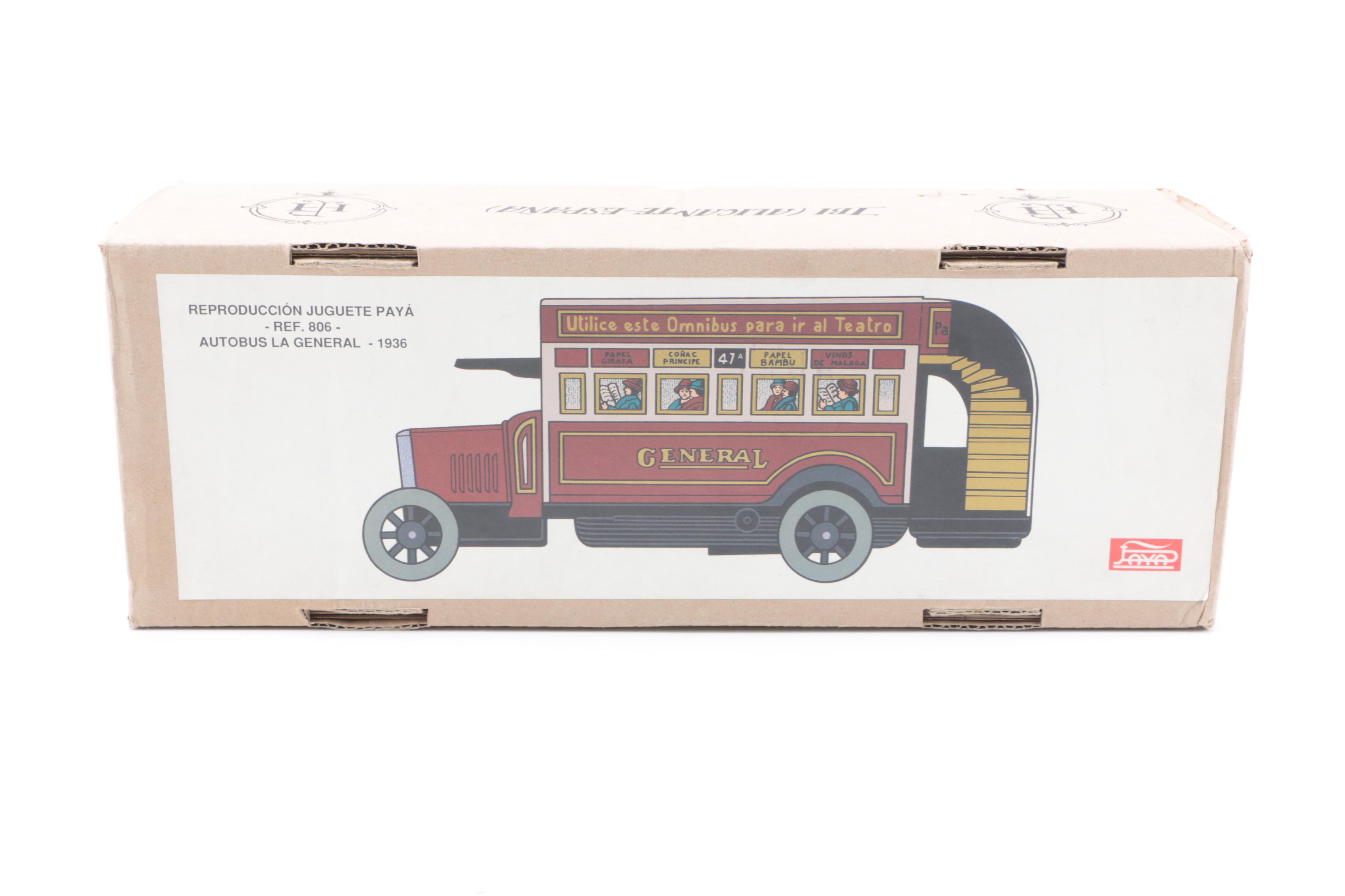 Reproduction 1936 Autobus La General by Paya