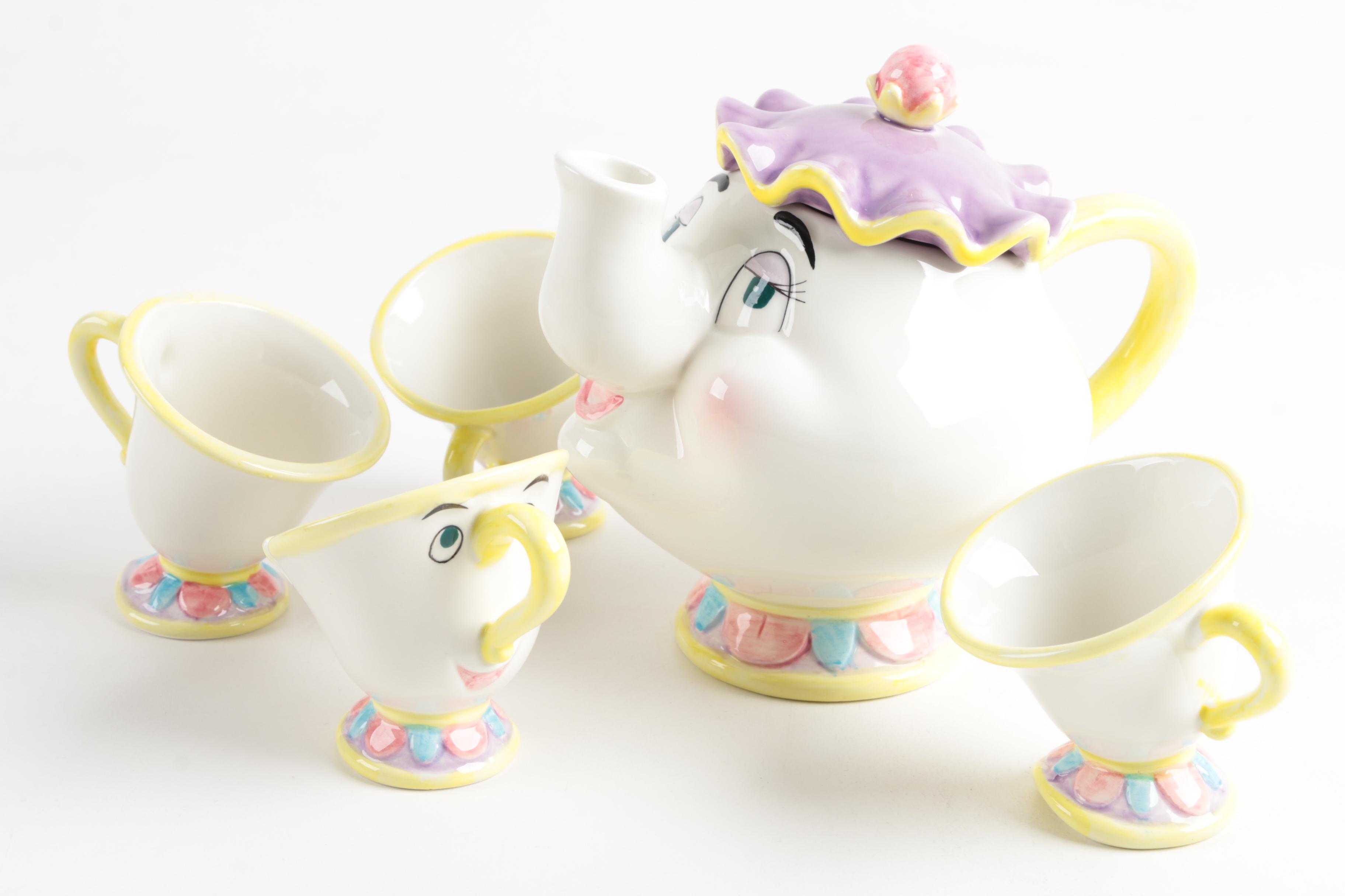 Disney "Beauty and The Beast" Tea Set