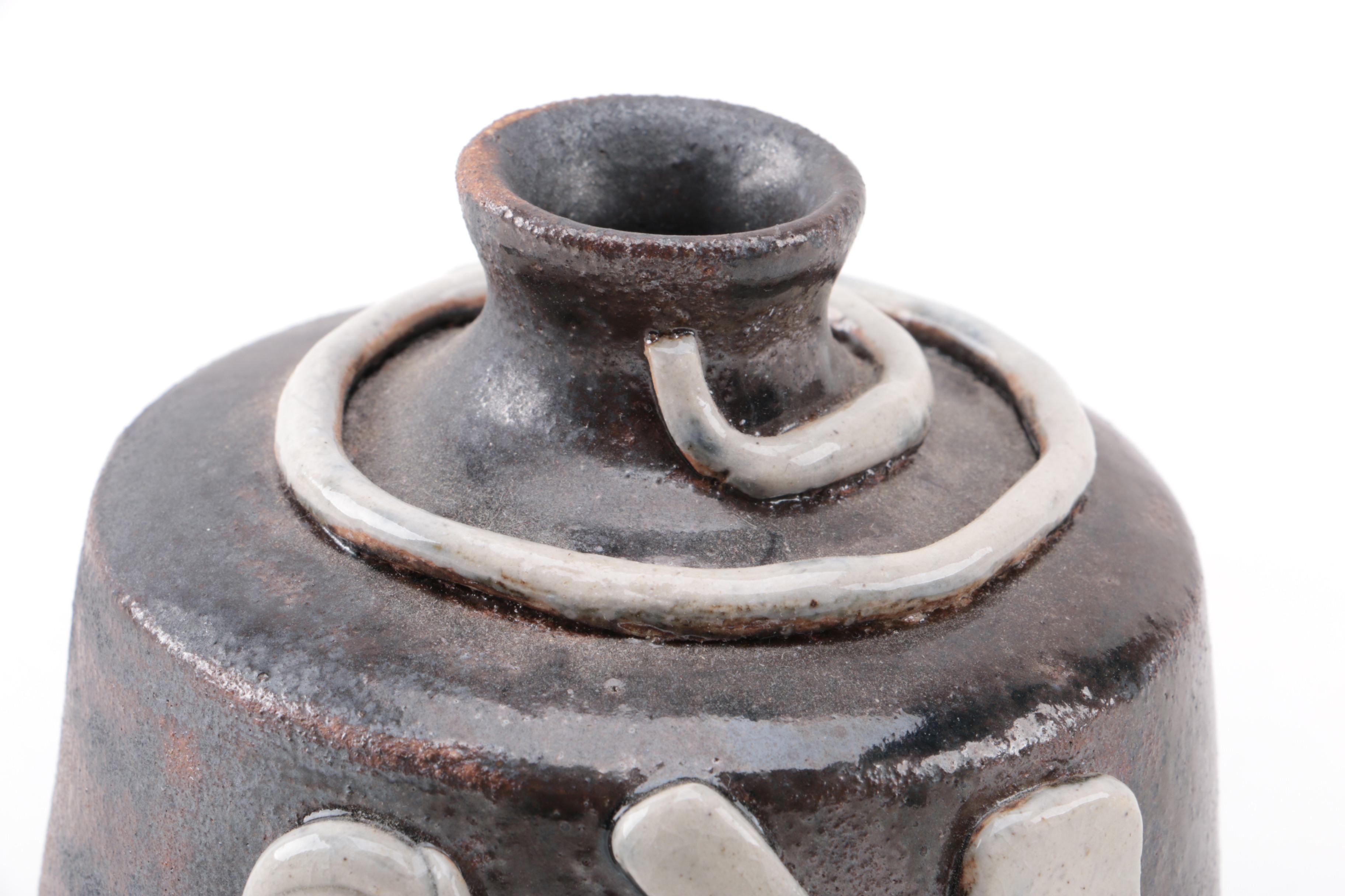 Hand Thrown Stoneware Bud Vase