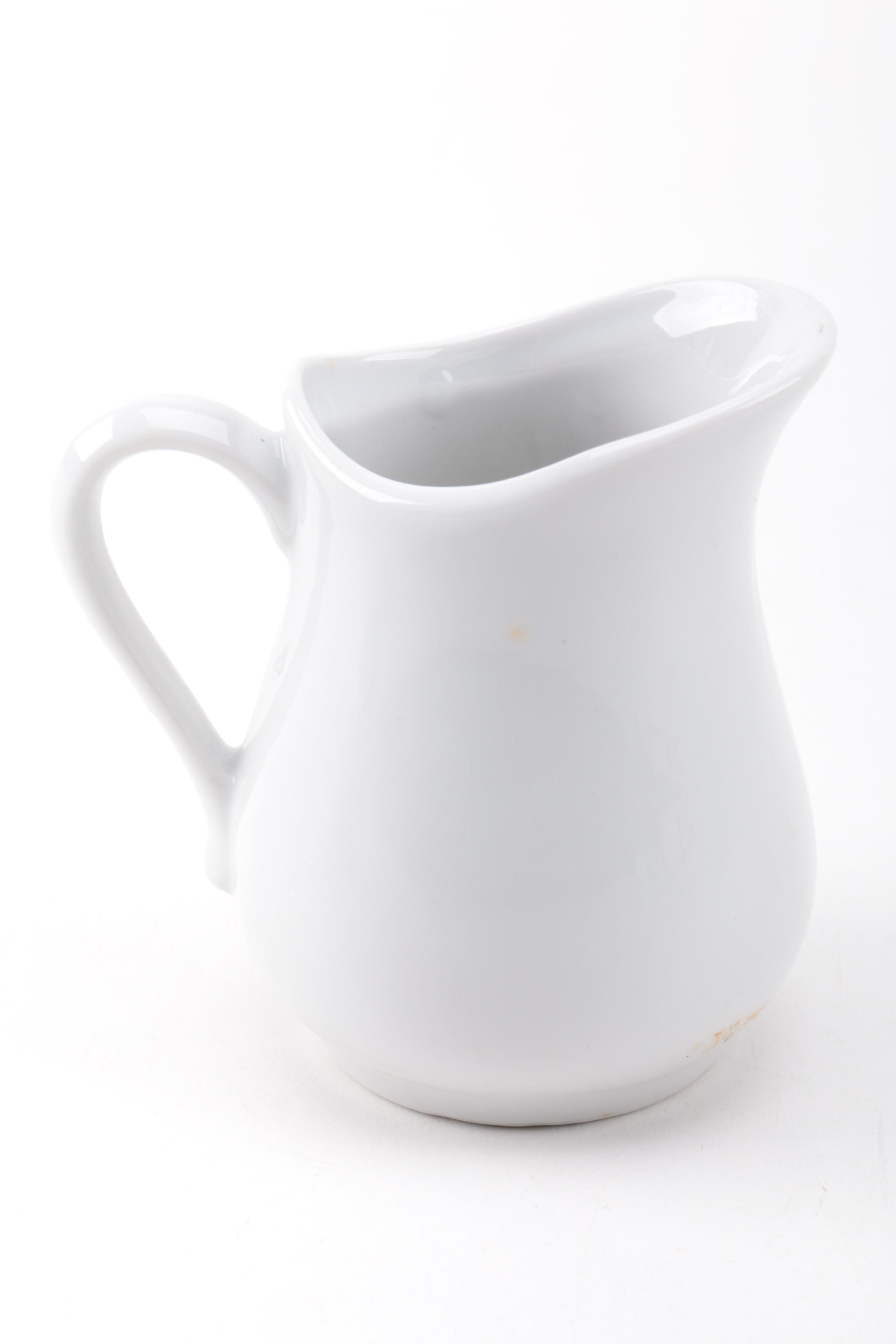 Apilco French Porcelain Cream Pitchers