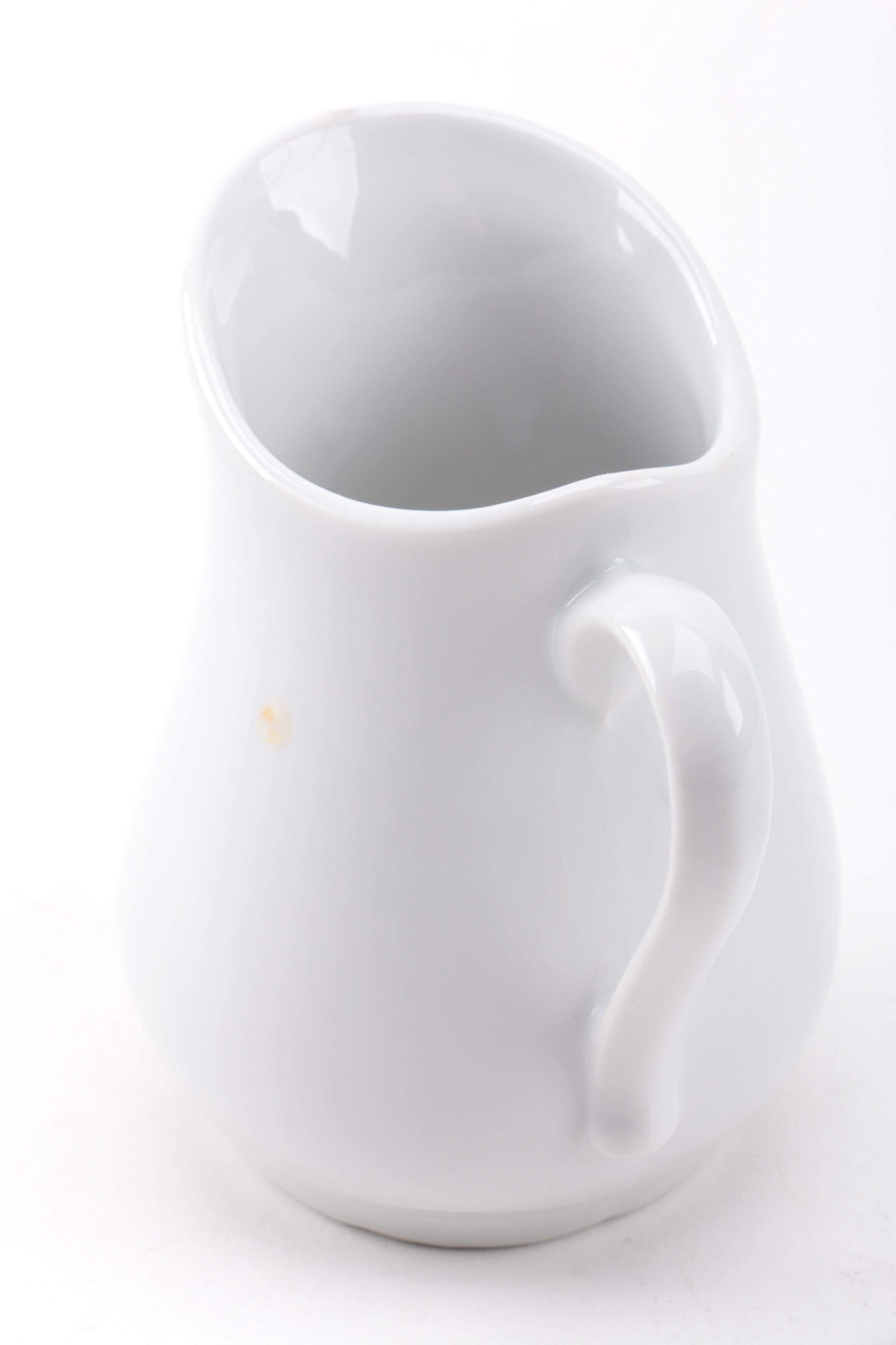 Apilco French Porcelain Cream Pitchers