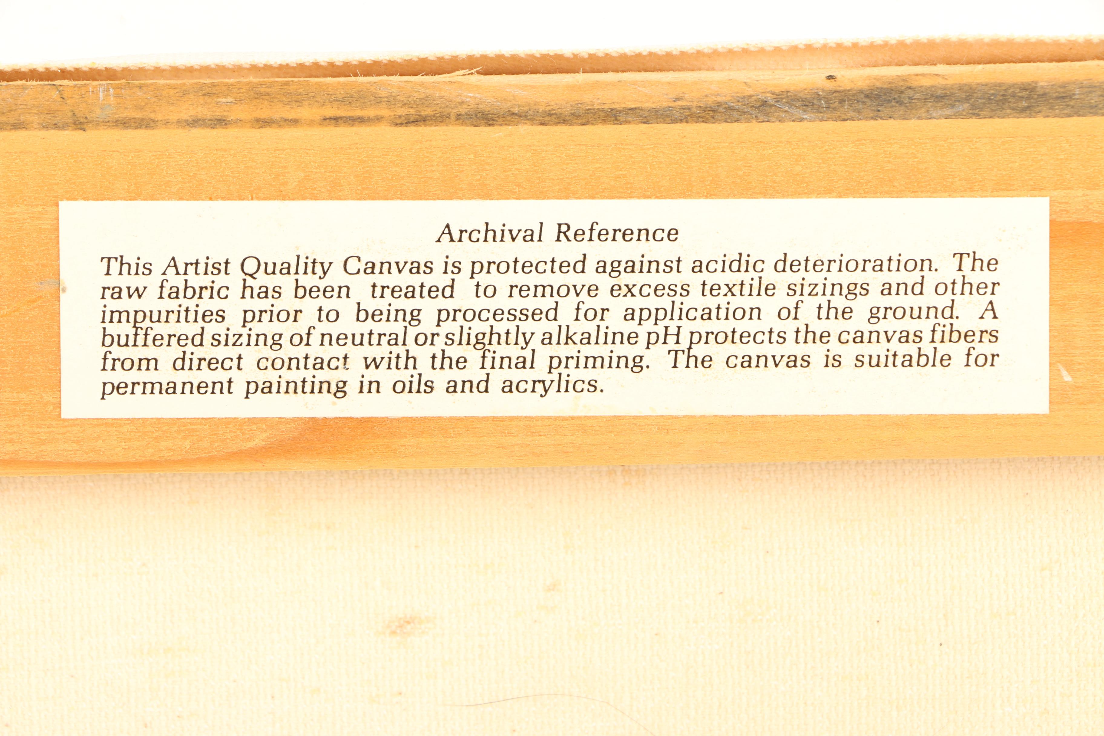 Pair of Oil Paintings on Canvas of Historic Country Homes