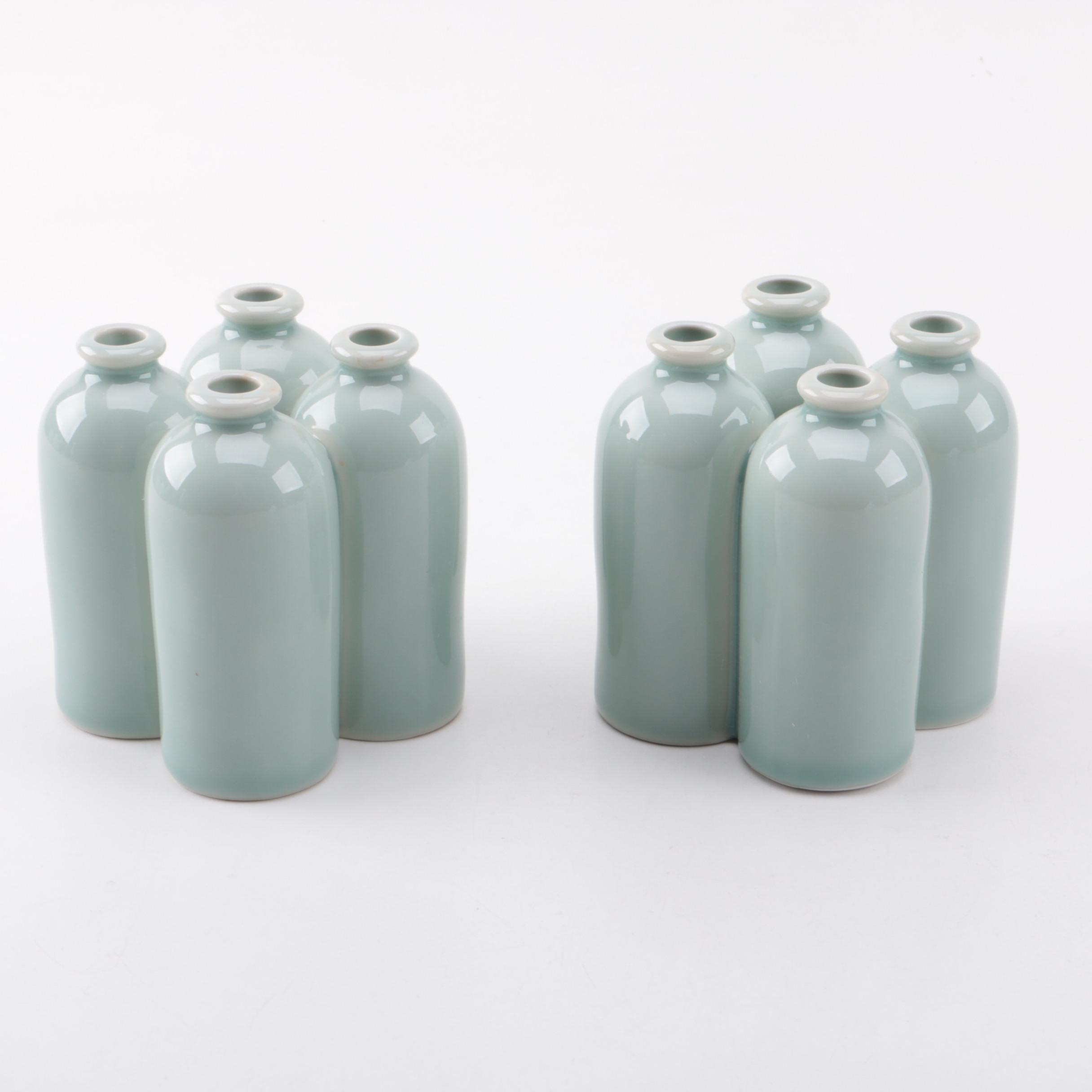 Clustered Porcelain Bud Vases