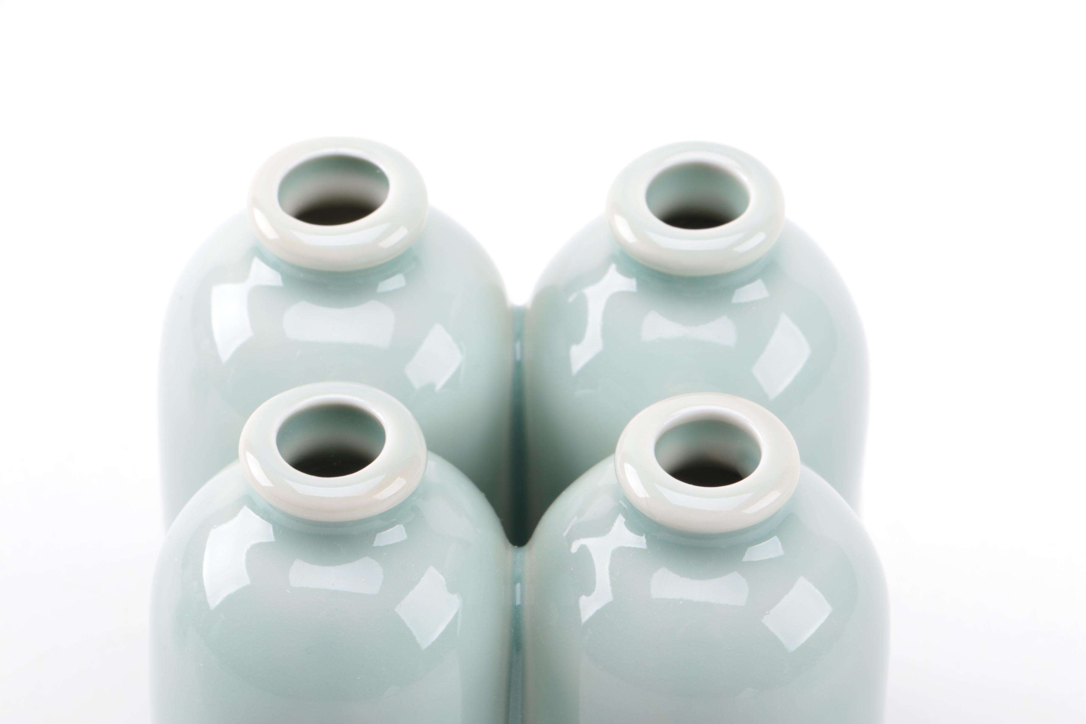 Clustered Porcelain Bud Vases