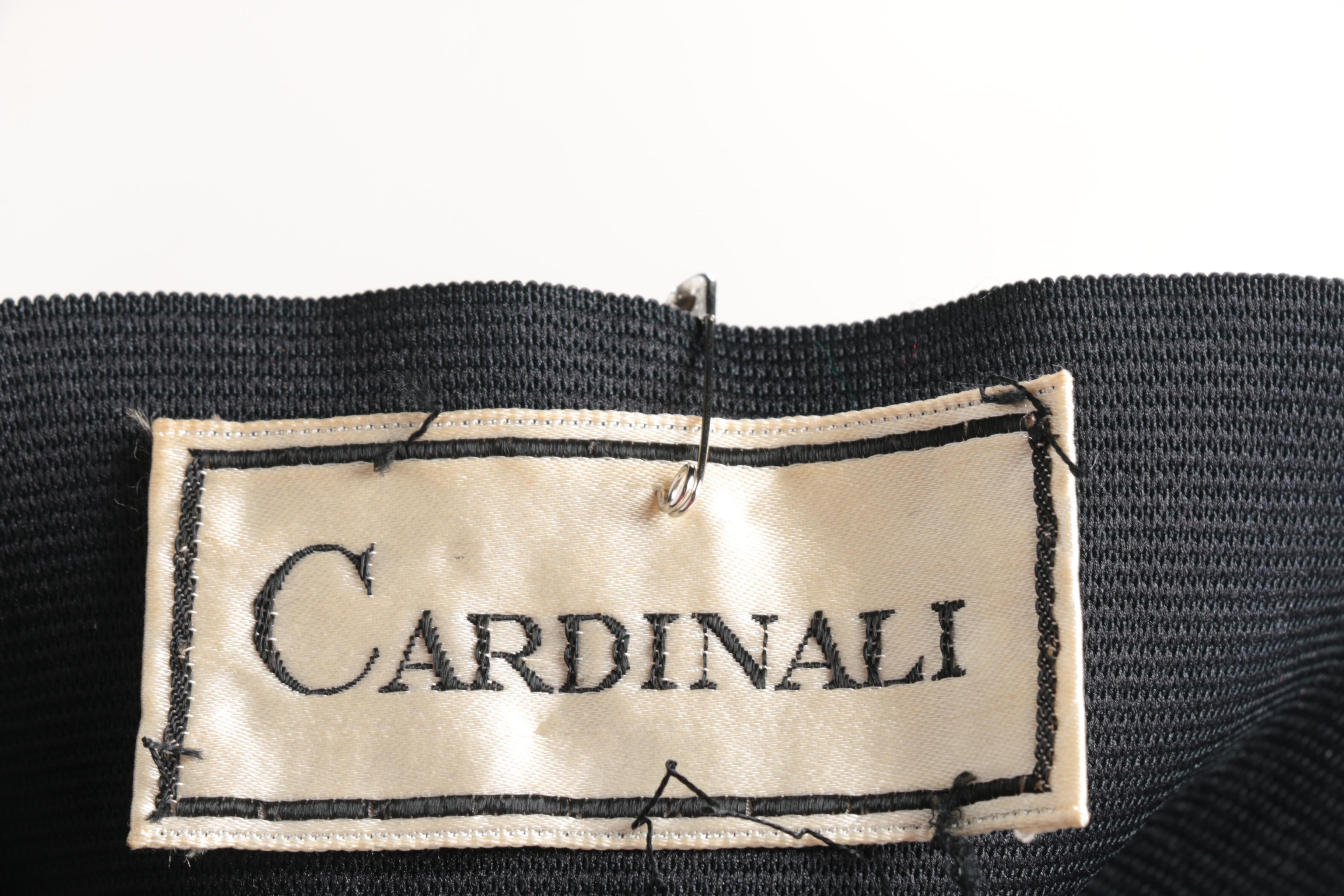 Vintage Cardinali Black Skirt