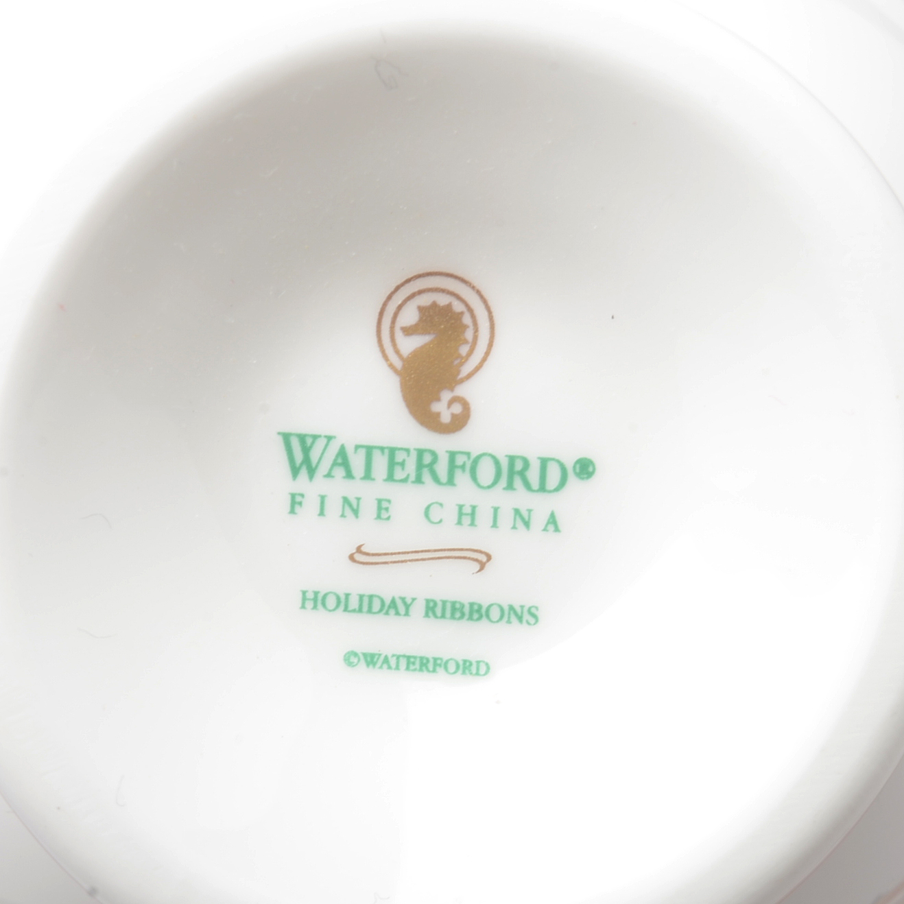 Waterford "Holiday Ribbons" China Place Setting for Six