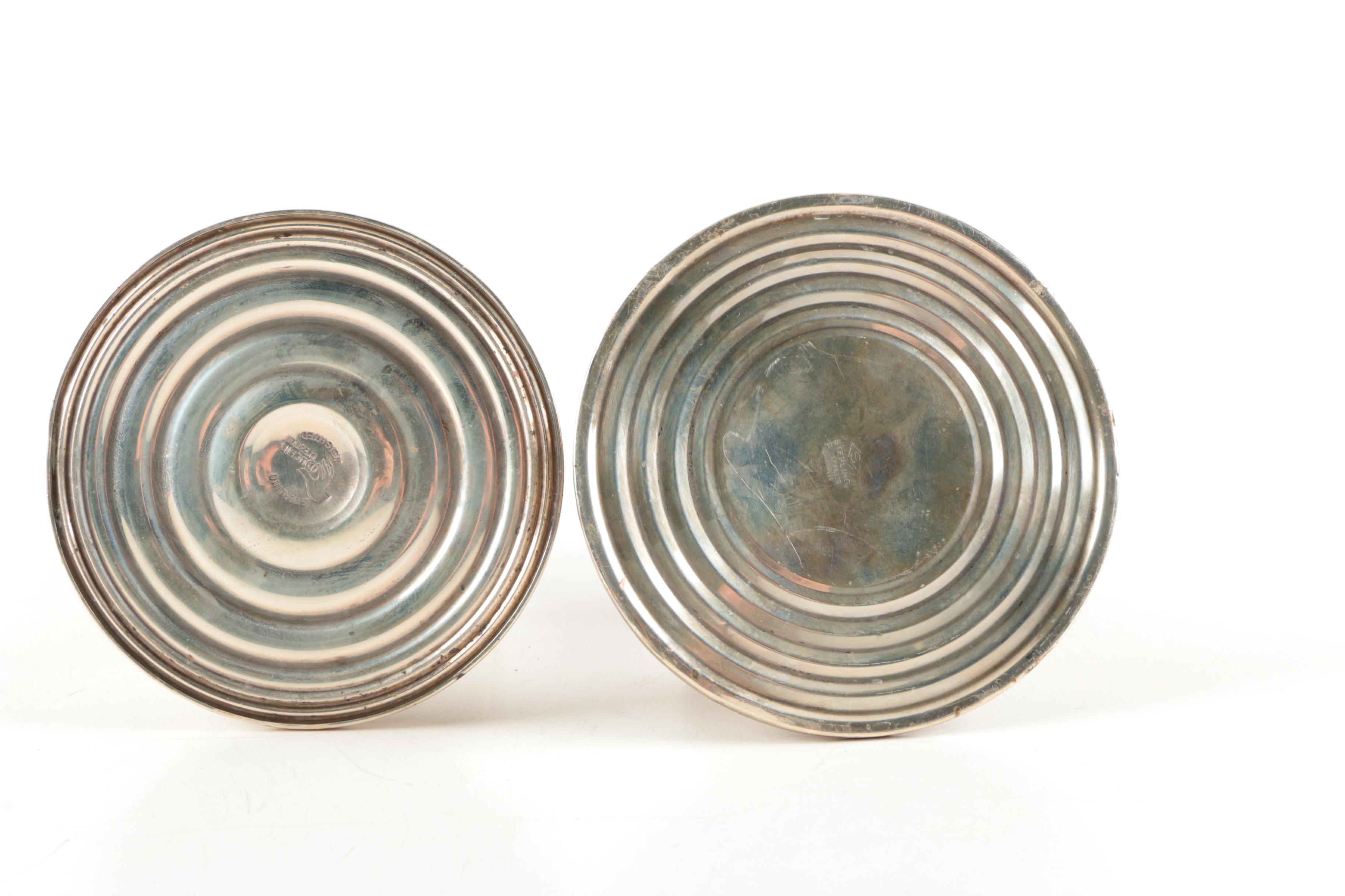 Duchin Creation Weighted Sterling Candleholder with Additional Décor