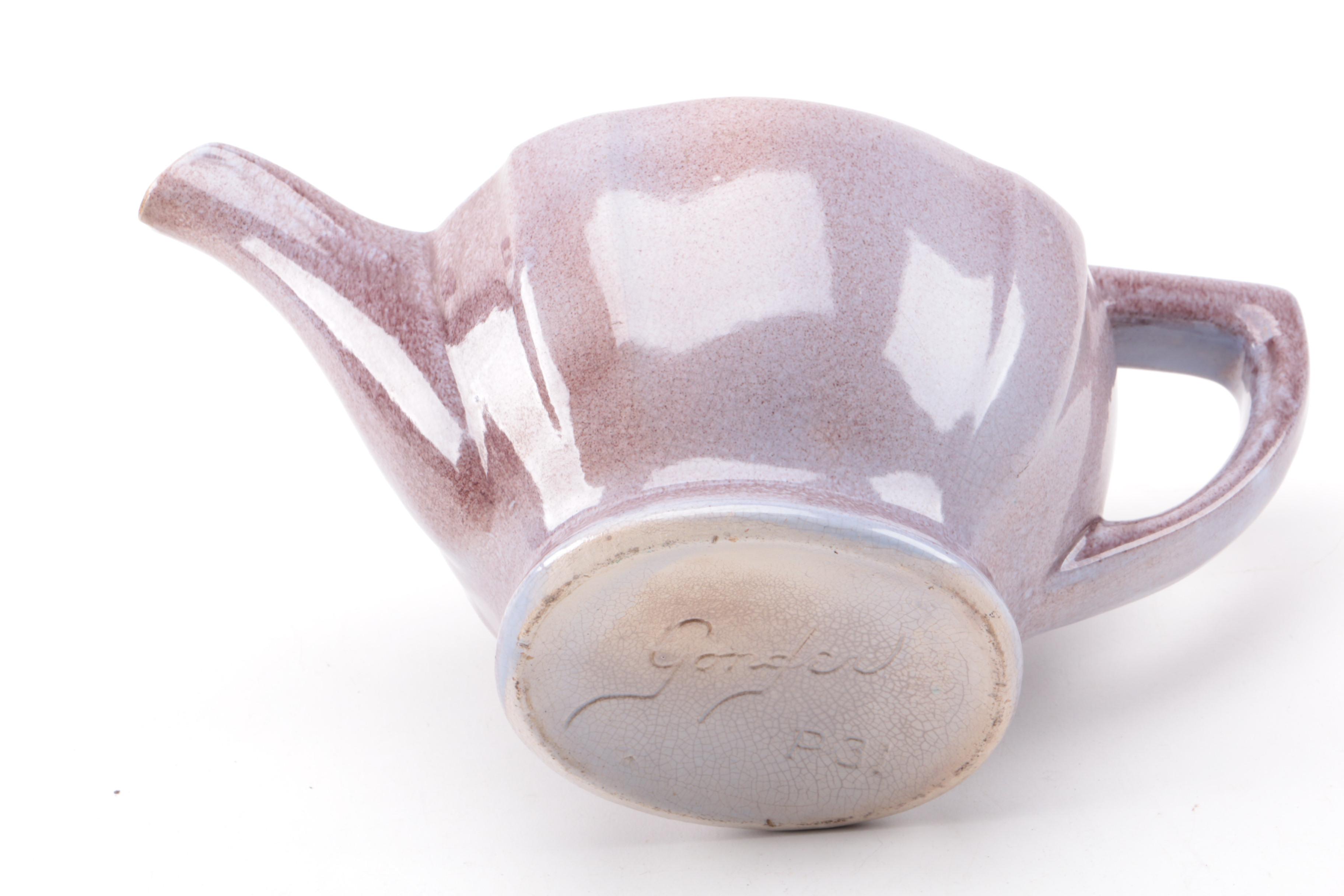 Vintage Gonder Pottery Teapot