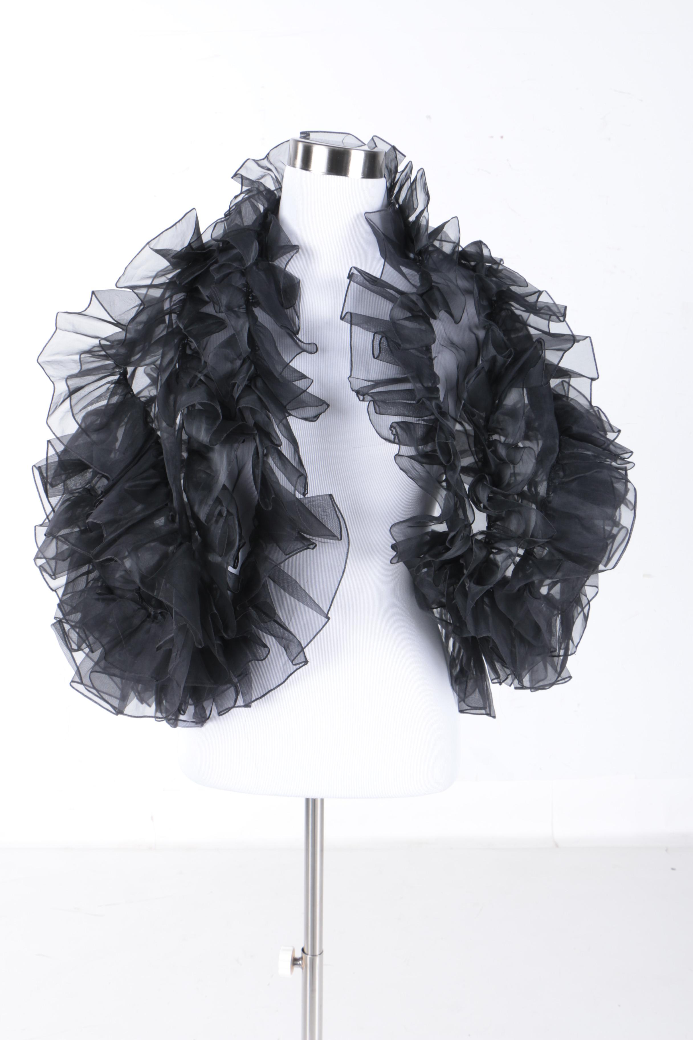 Vintage Silk Organza Dress and Jacket