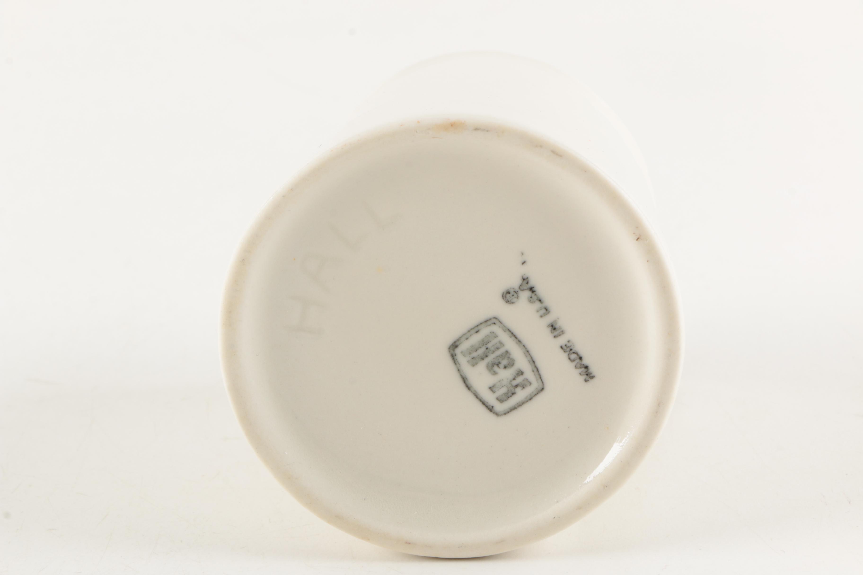 Hall White Teapot and Creamer