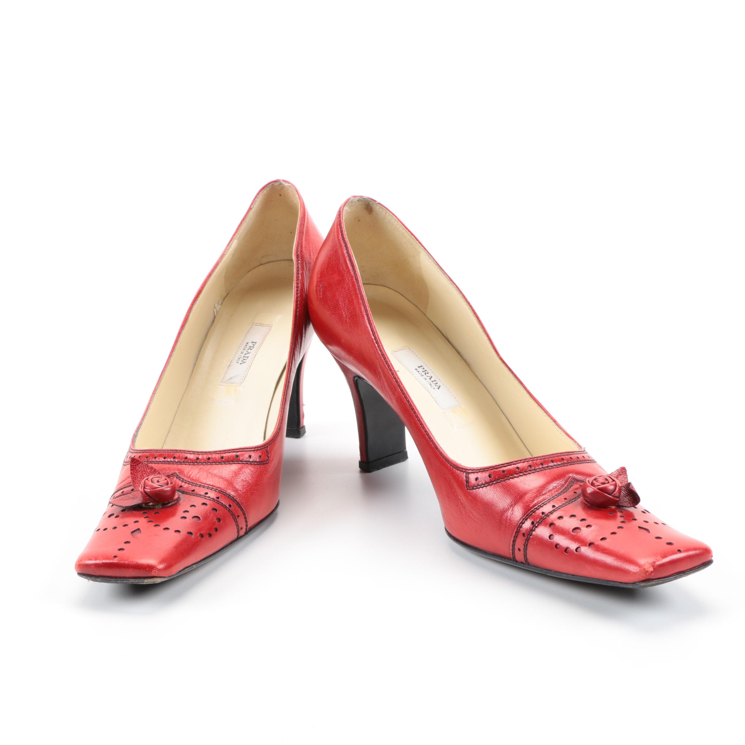 Prada Leather Pumps