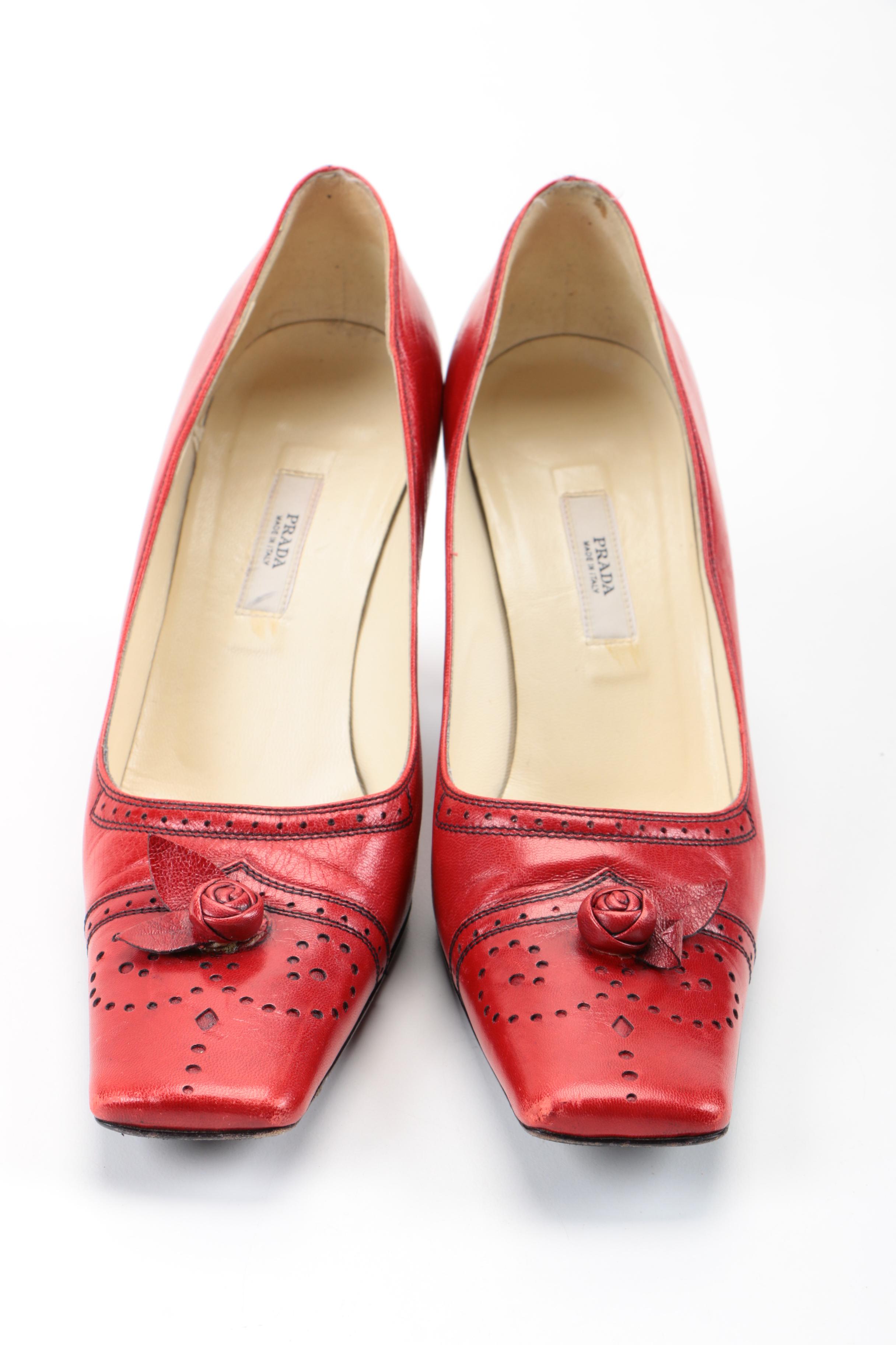 Prada Leather Pumps