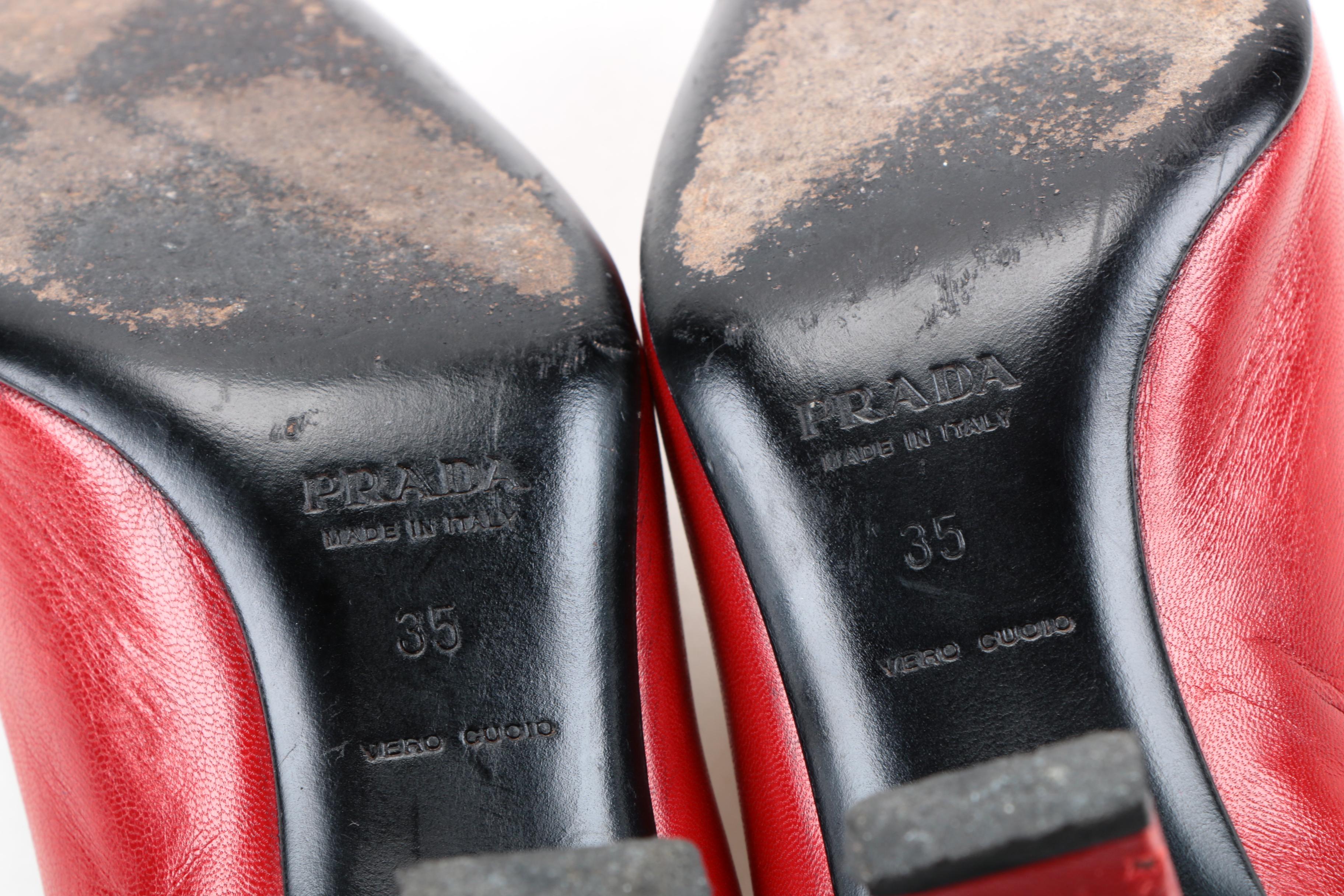 Prada Leather Pumps