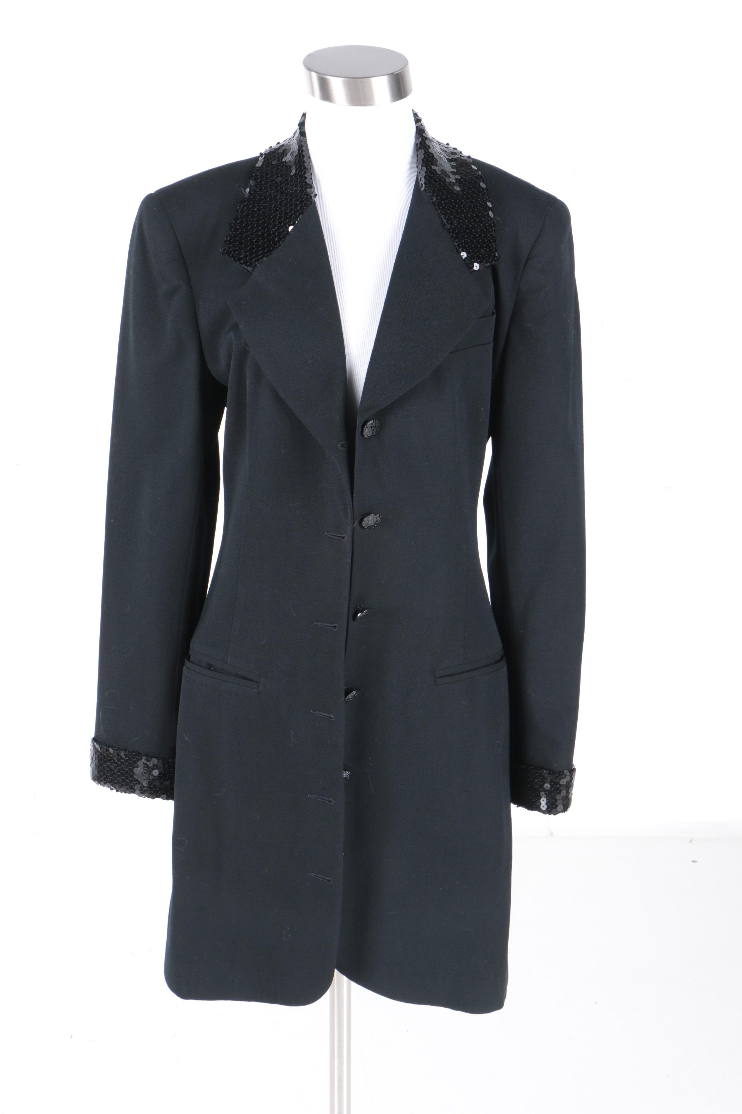 Women's Emil Rutenberg Sequined Jacket and Arc En Ciel Top