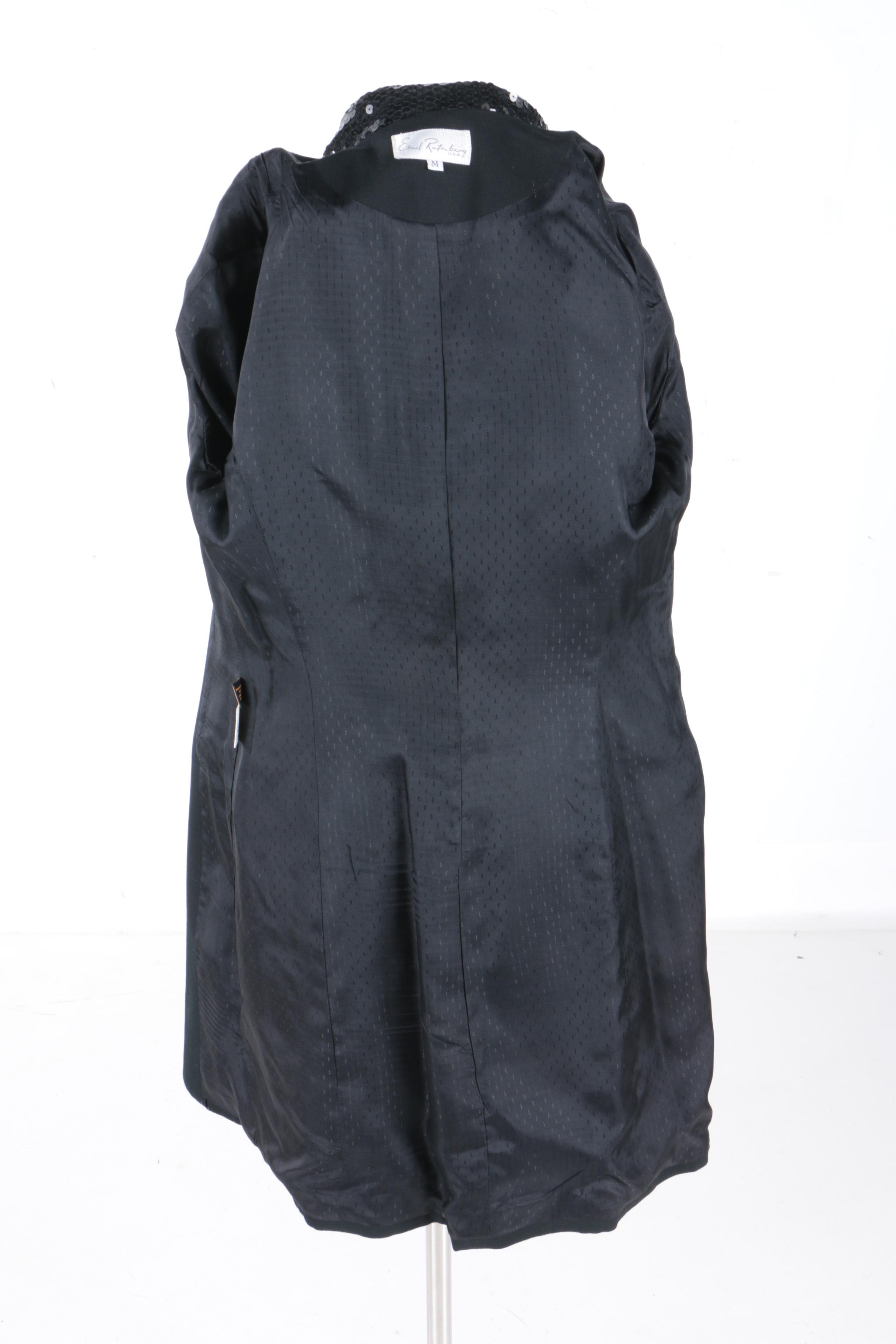 Women's Emil Rutenberg Sequined Jacket and Arc En Ciel Top