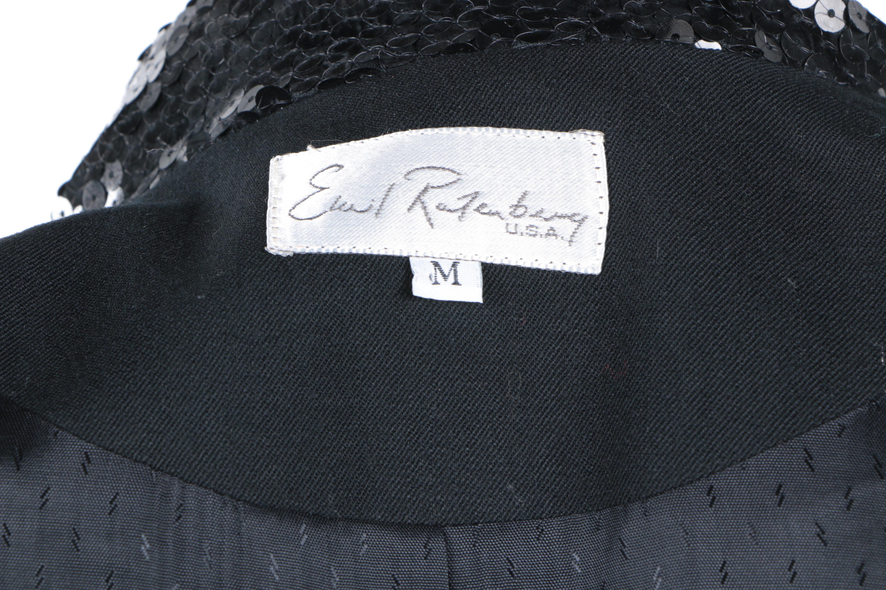 Women's Emil Rutenberg Sequined Jacket and Arc En Ciel Top