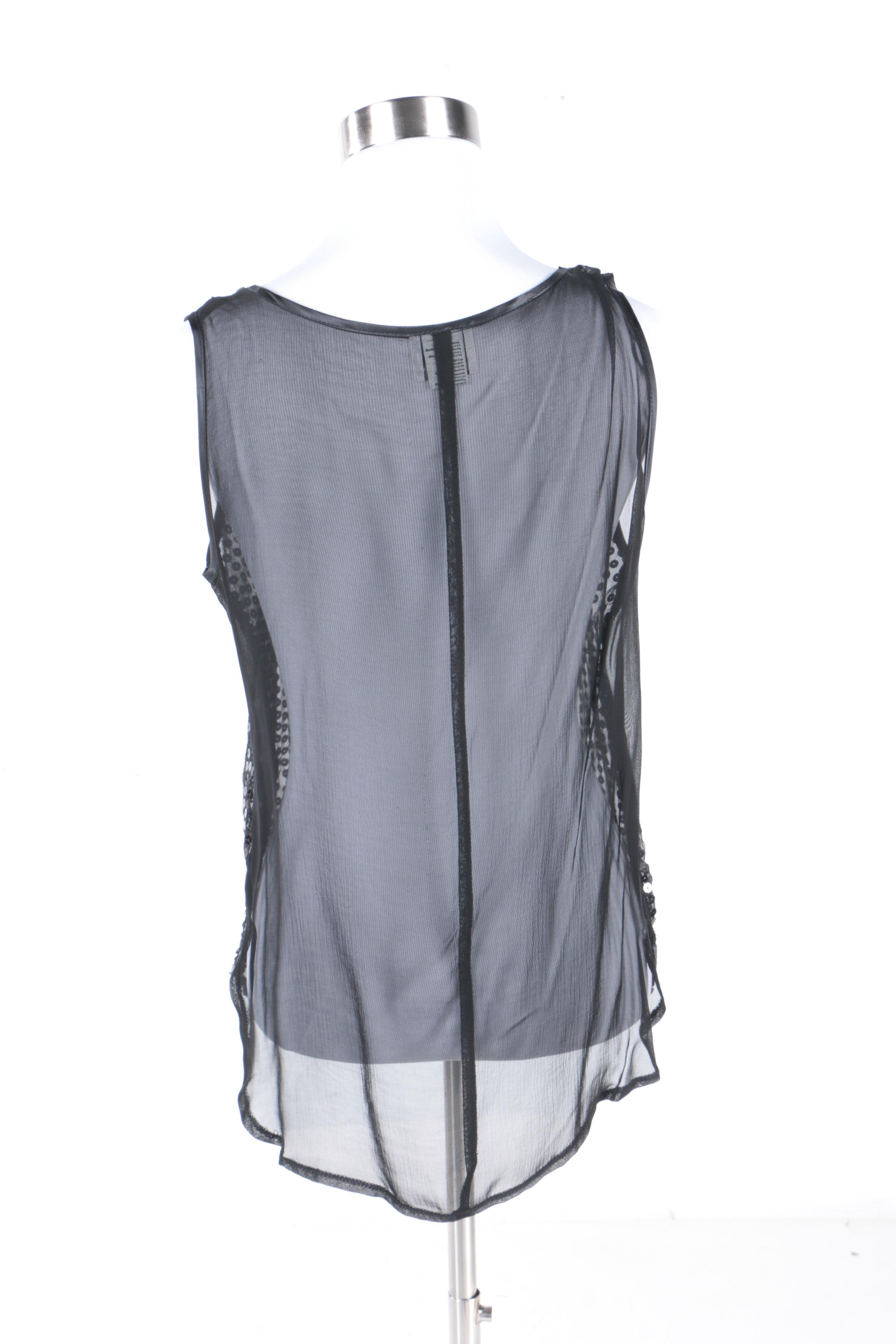 Women's Emil Rutenberg Sequined Jacket and Arc En Ciel Top