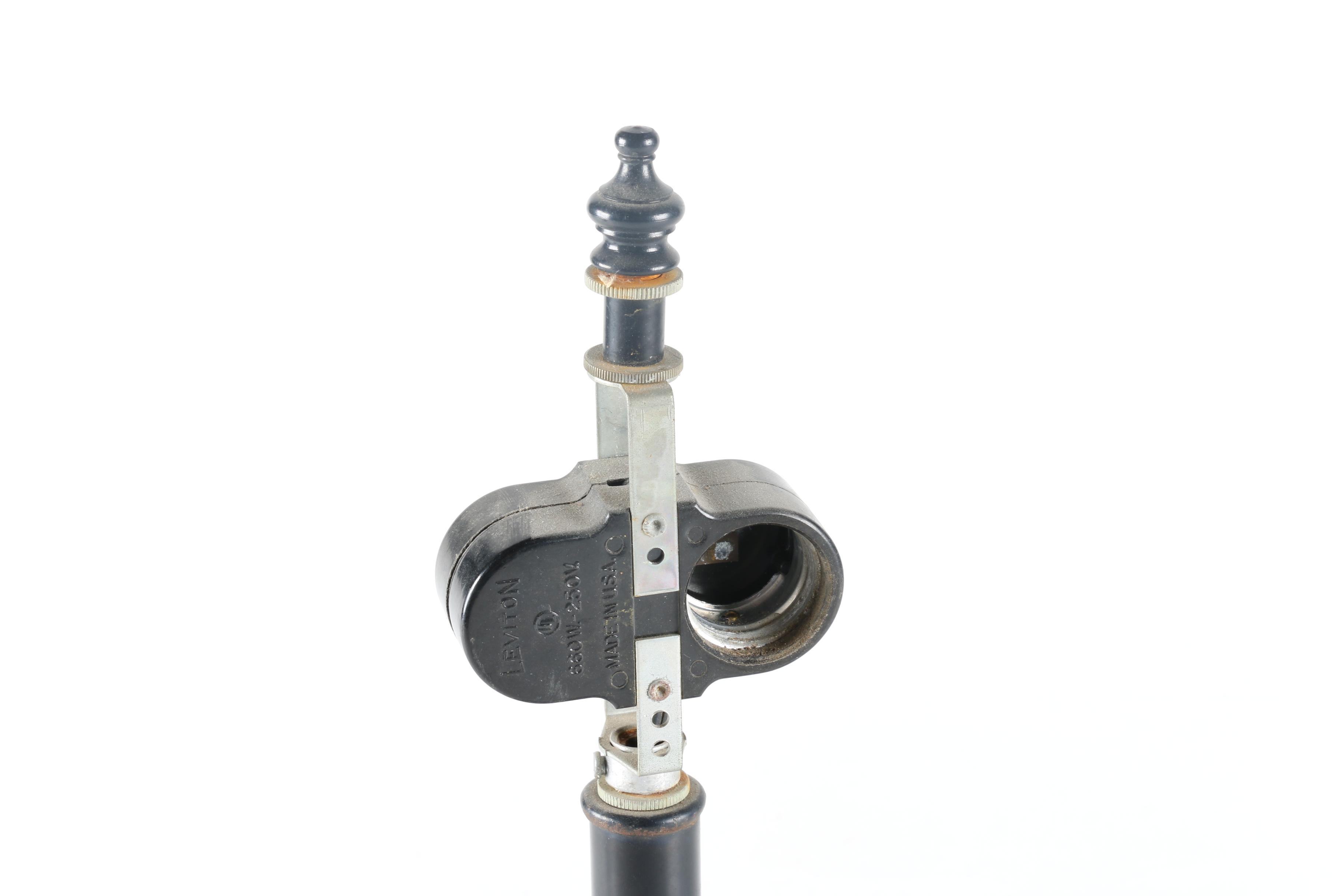 Blue & White Canister Porcelain Lamp