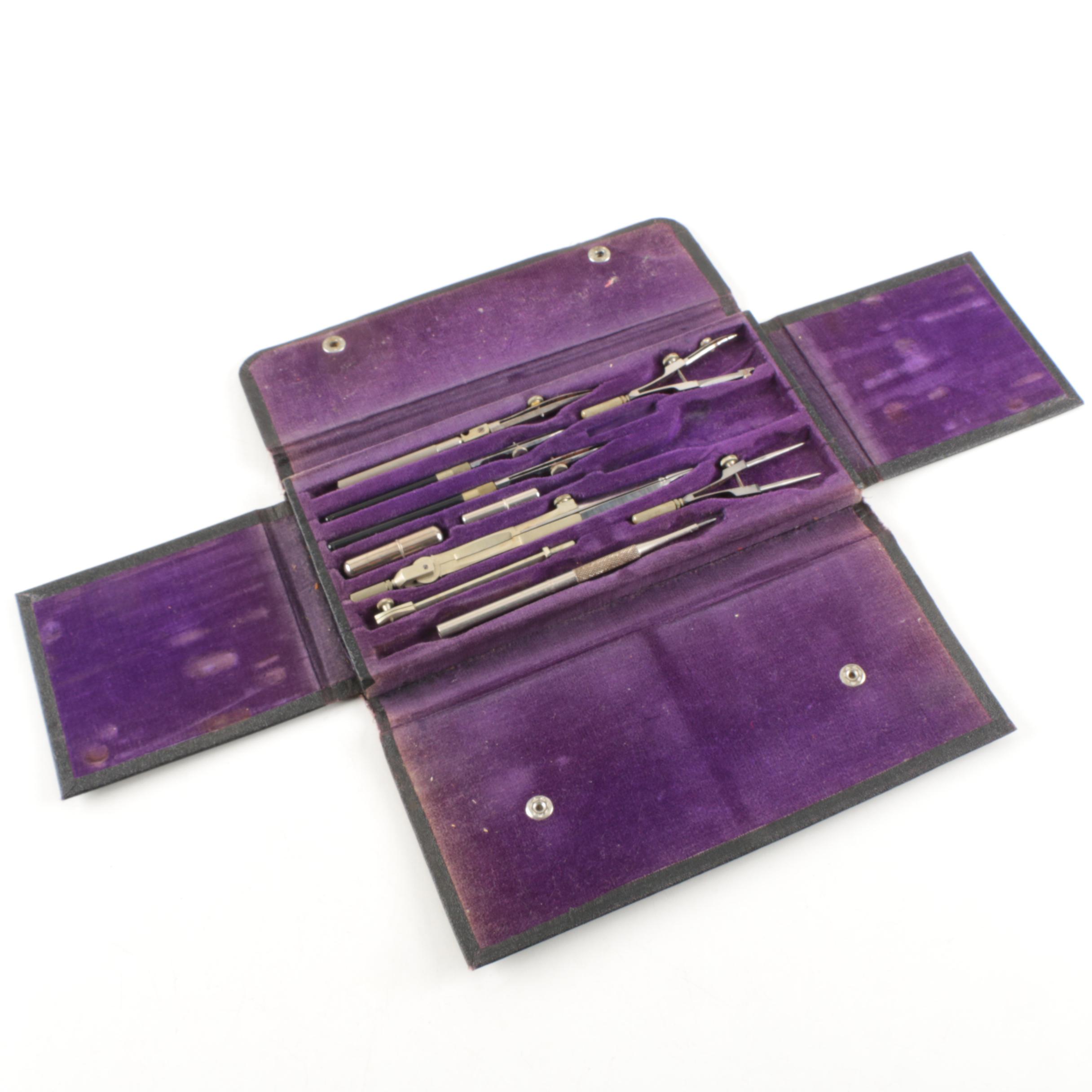 Vintage Pencil Compass Set