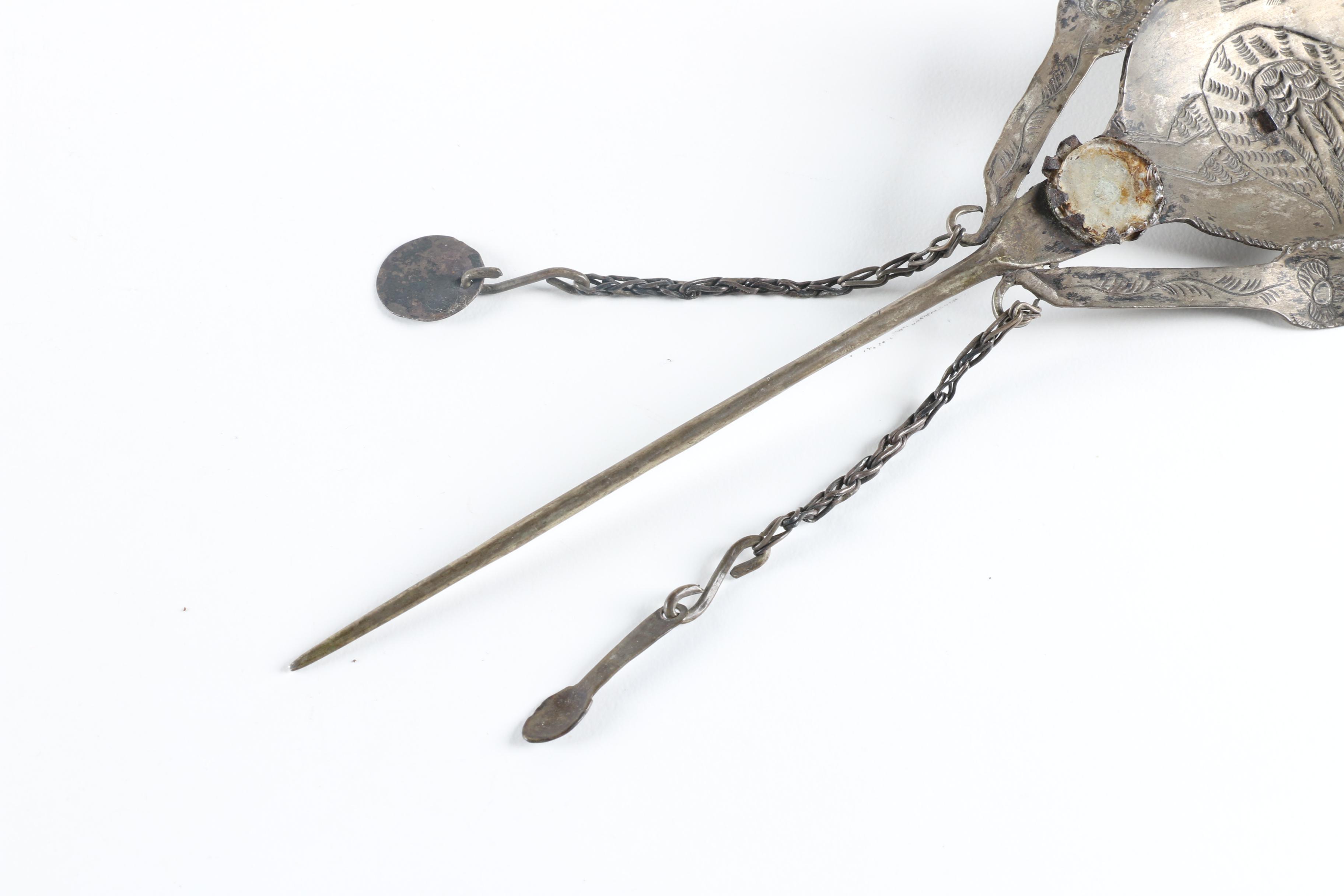 Antique Metal Chatelaine