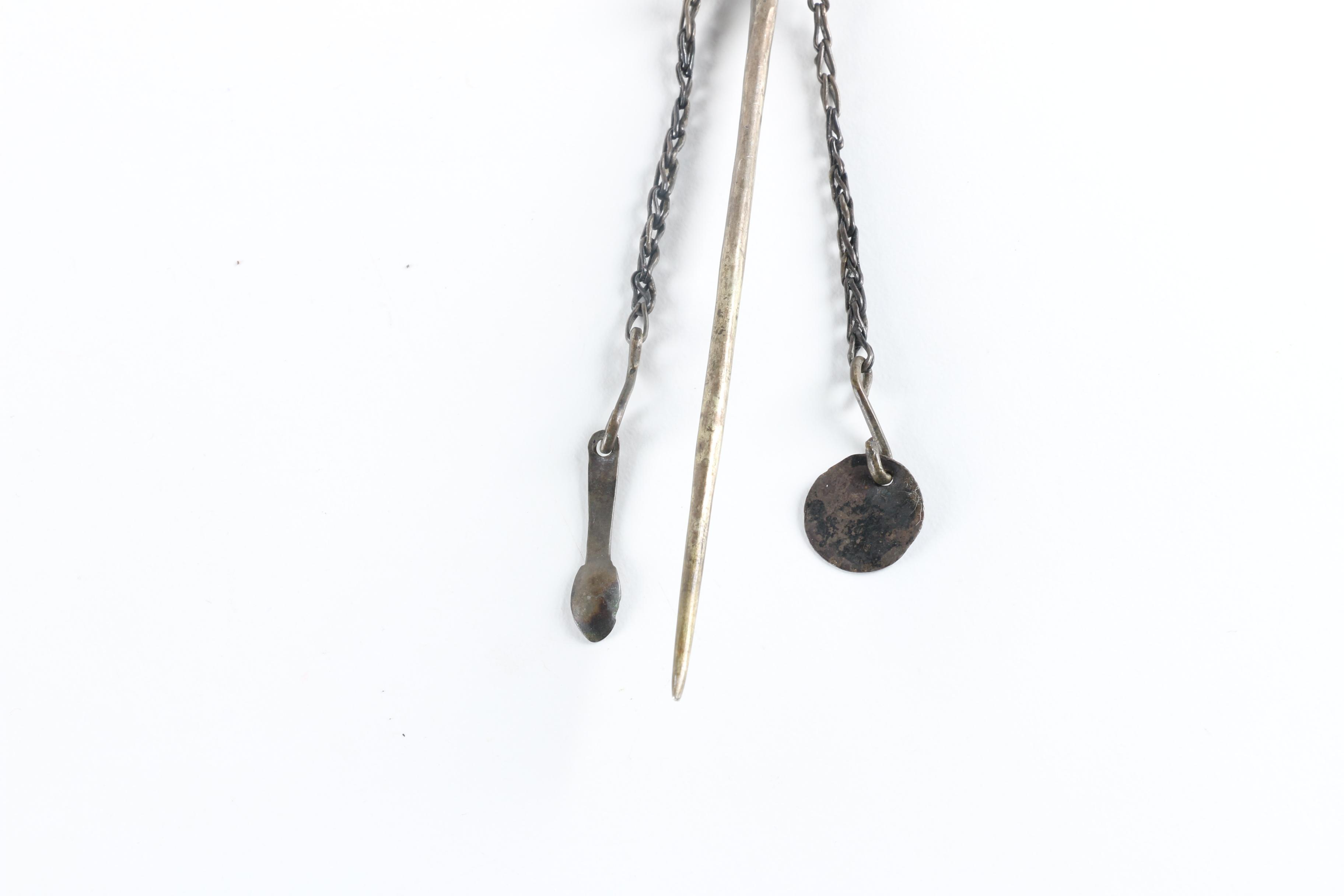 Antique Metal Chatelaine