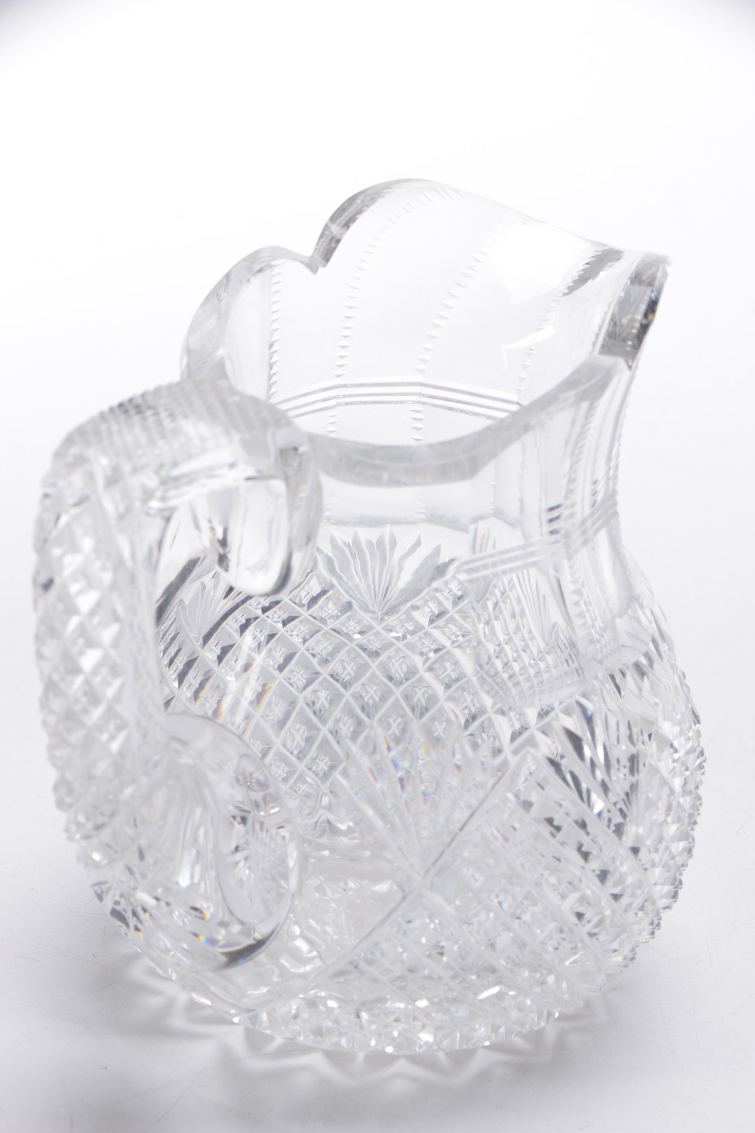 Antique and Vintage Cut Glass and Crystal Tableware including American Brilliant