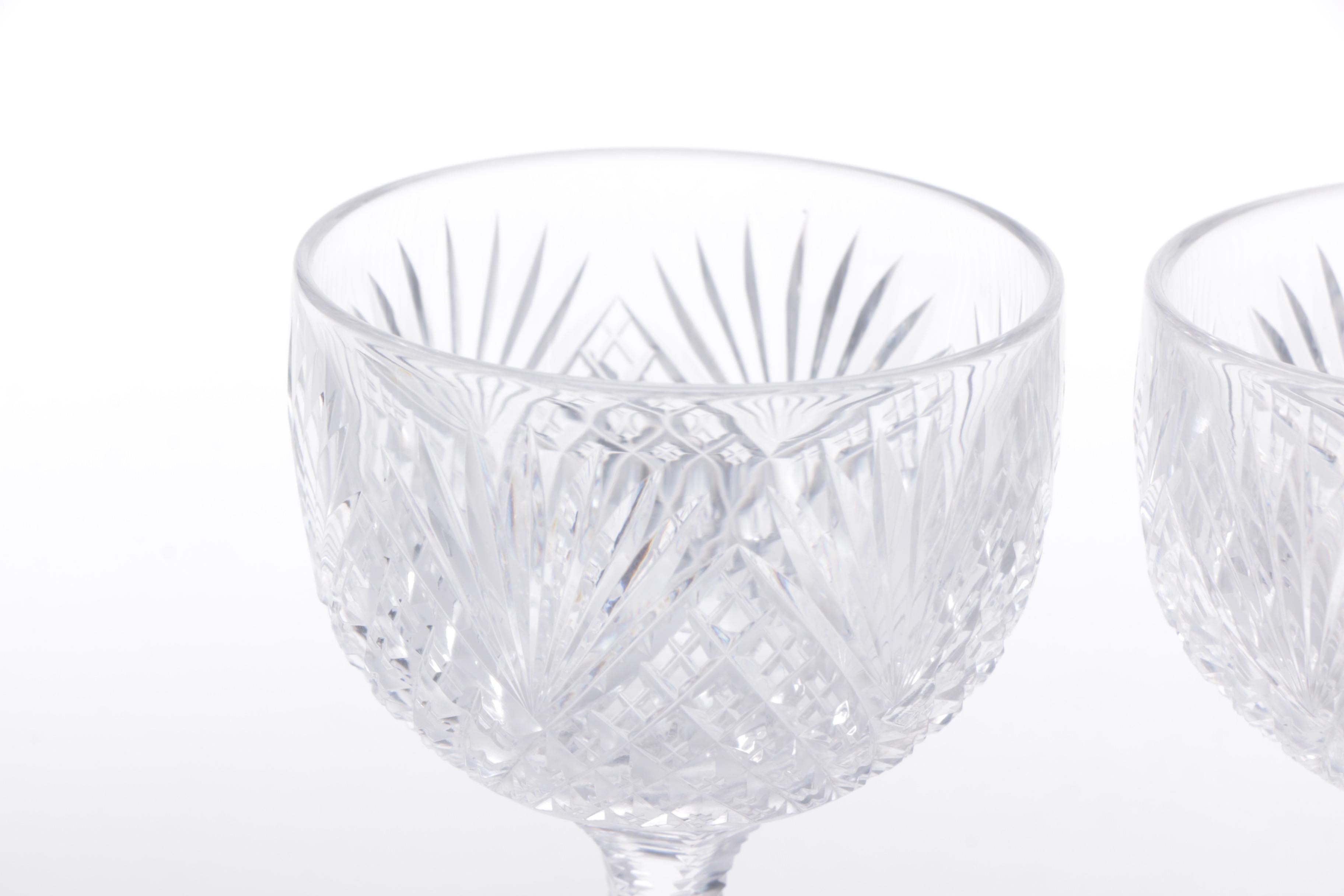 Antique and Vintage Cut Glass and Crystal Tableware including American Brilliant