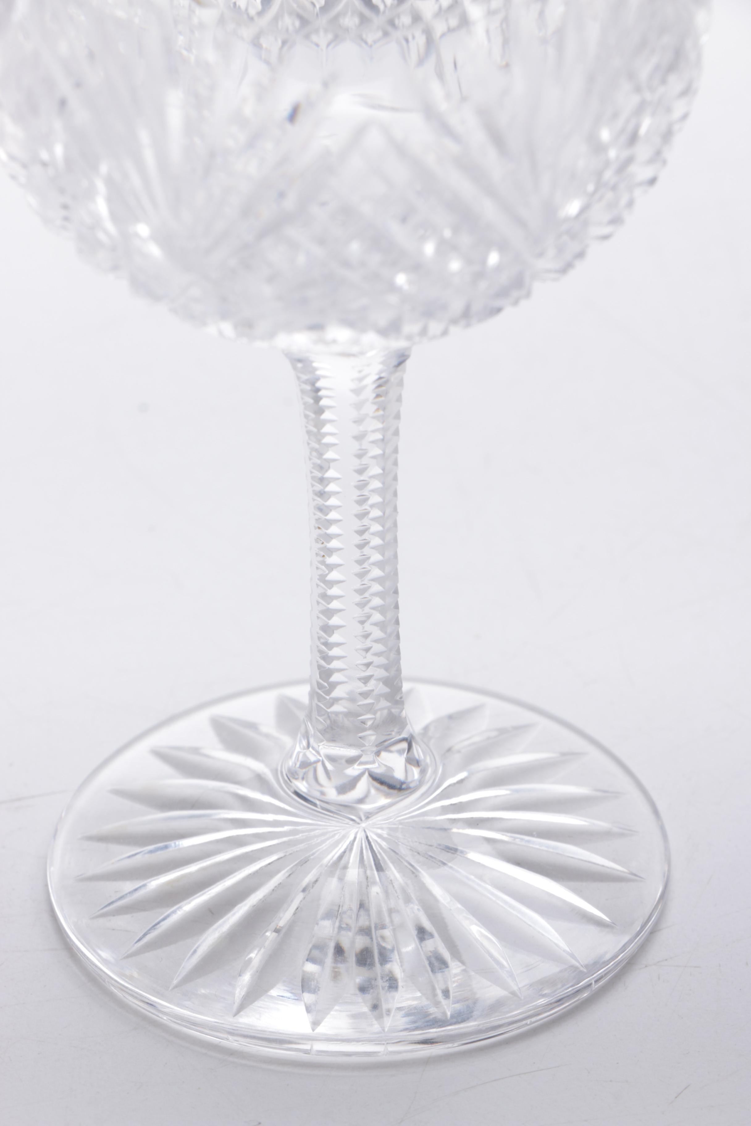 Antique and Vintage Cut Glass and Crystal Tableware including American Brilliant