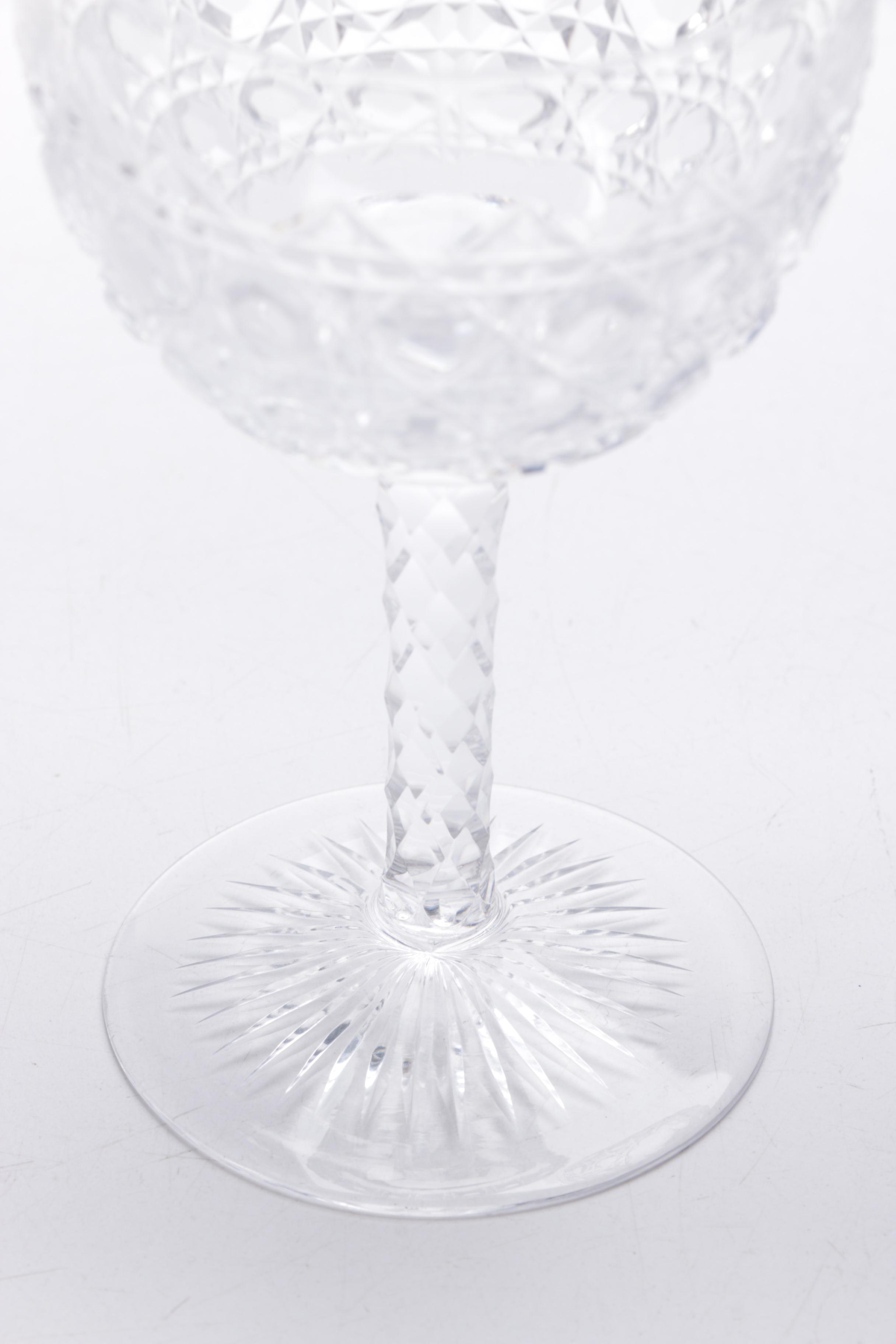 Antique and Vintage Cut Glass and Crystal Tableware including American Brilliant