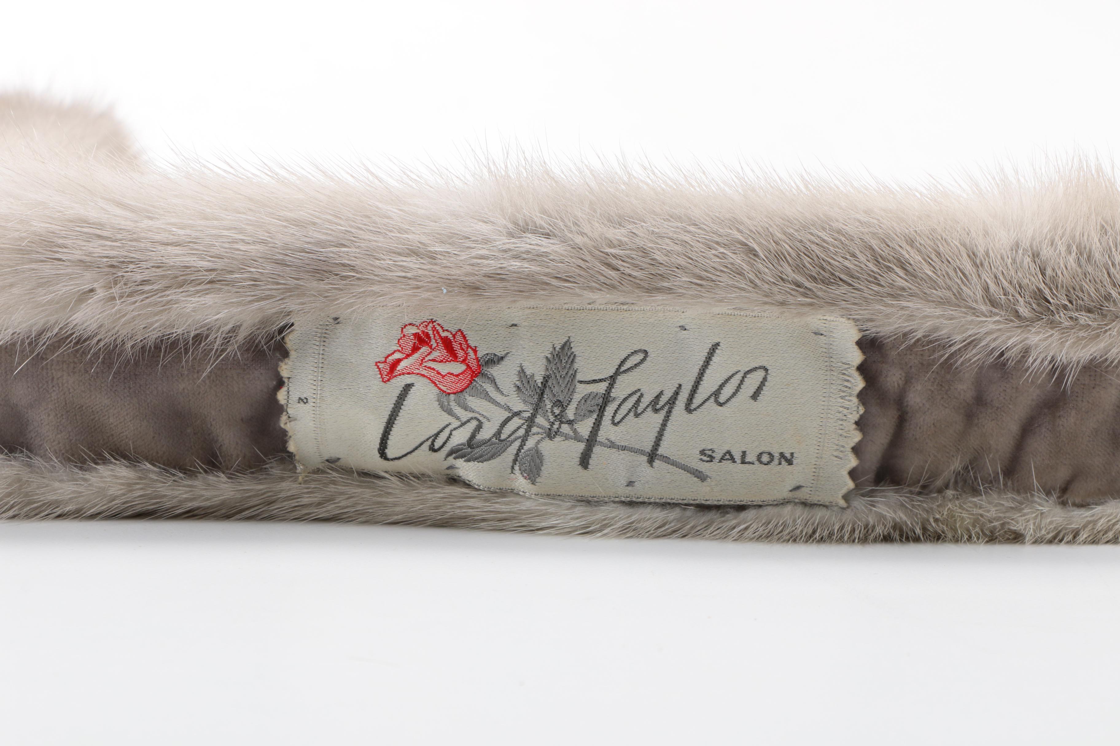 Vintage Christian Dior Chapeaux and Lord & Taylor Mink Fur Hats and Accessories