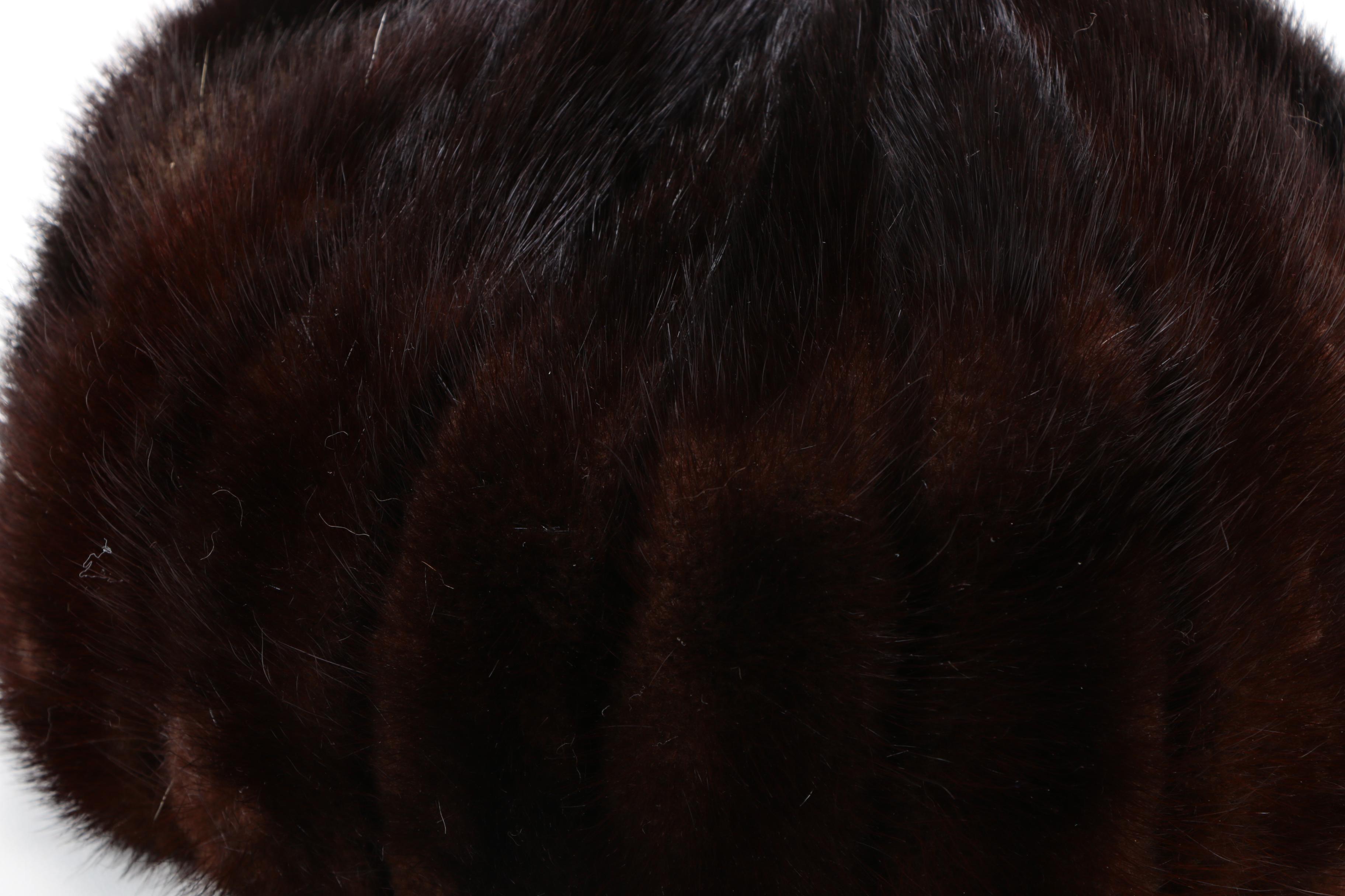 Vintage Christian Dior Chapeaux and Lord & Taylor Mink Fur Hats and Accessories