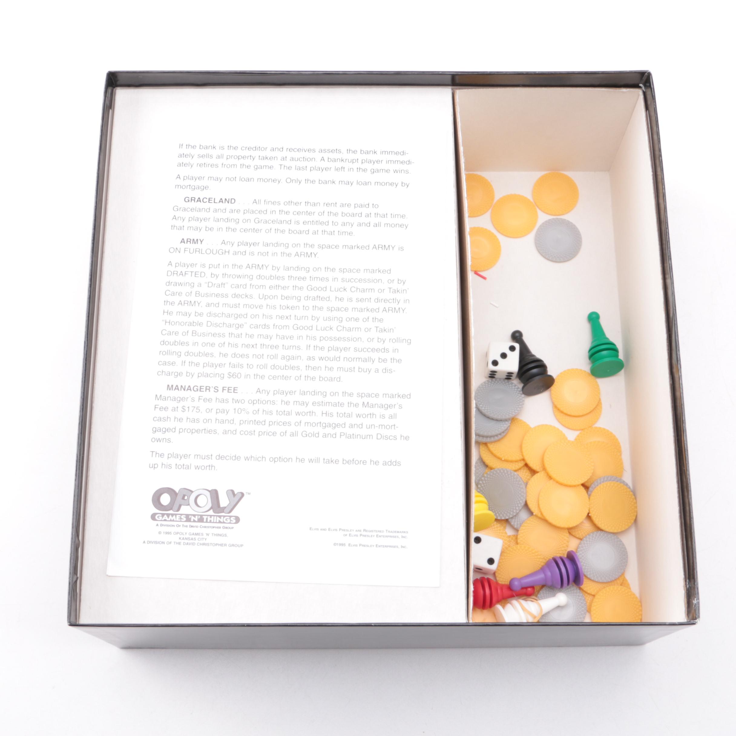 "Elvis-Opoly" Board Game