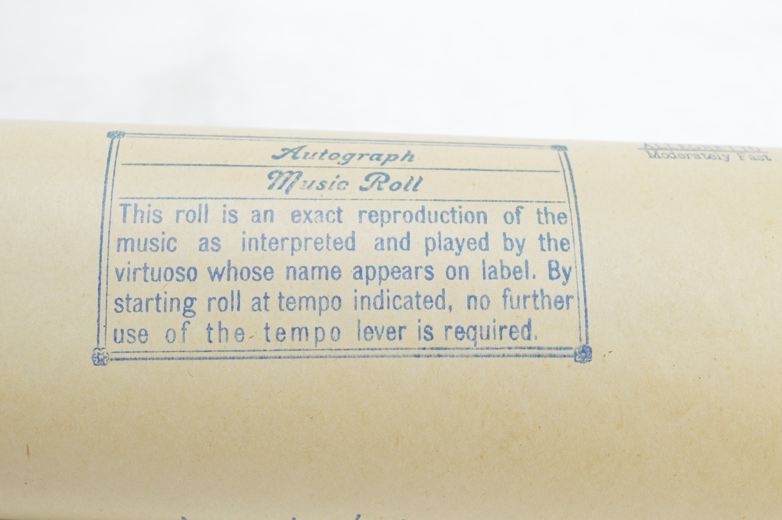 Vintage and Antique Player Piano Rolls