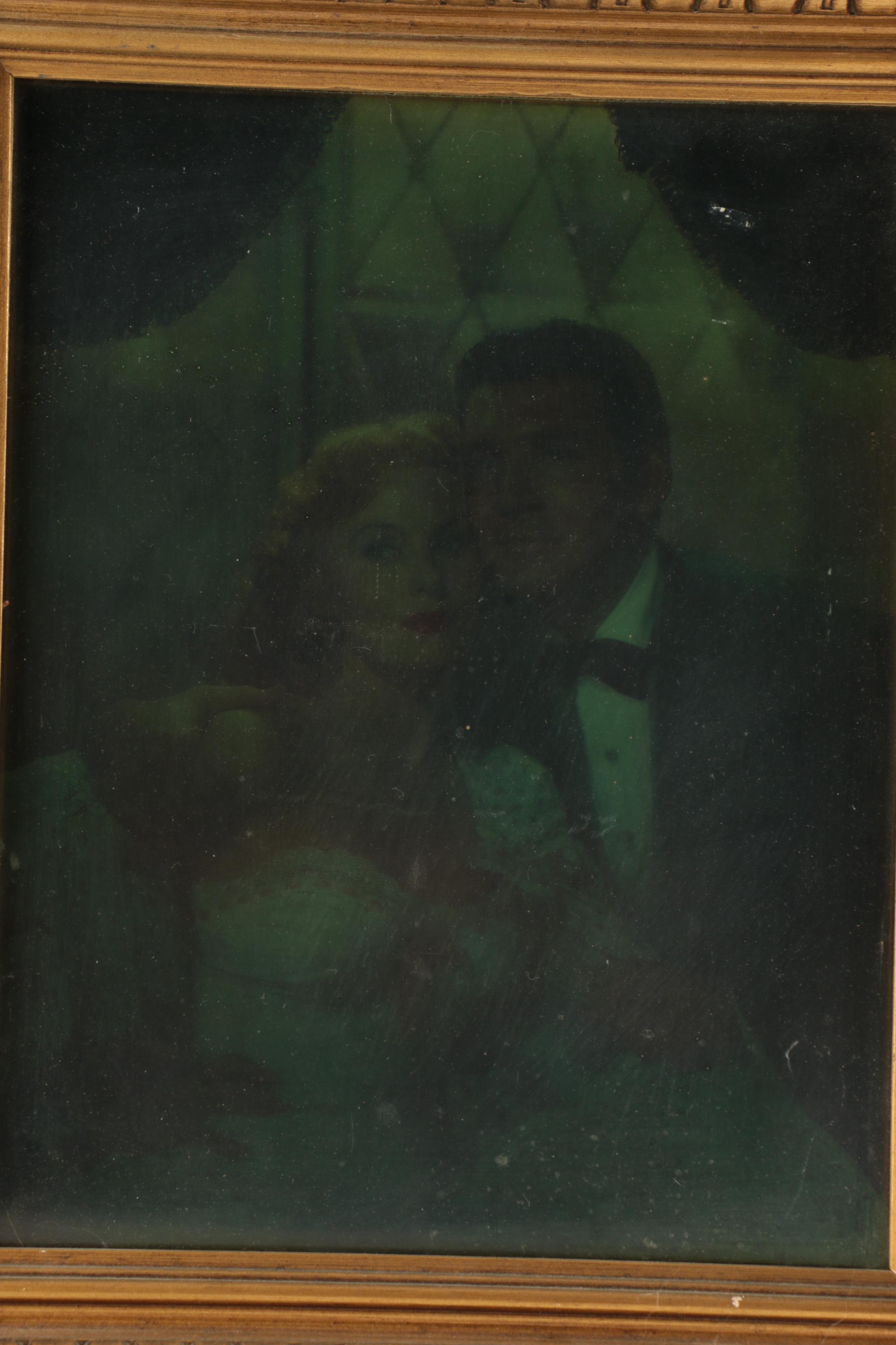 Pair of Illuminated Images of Couples