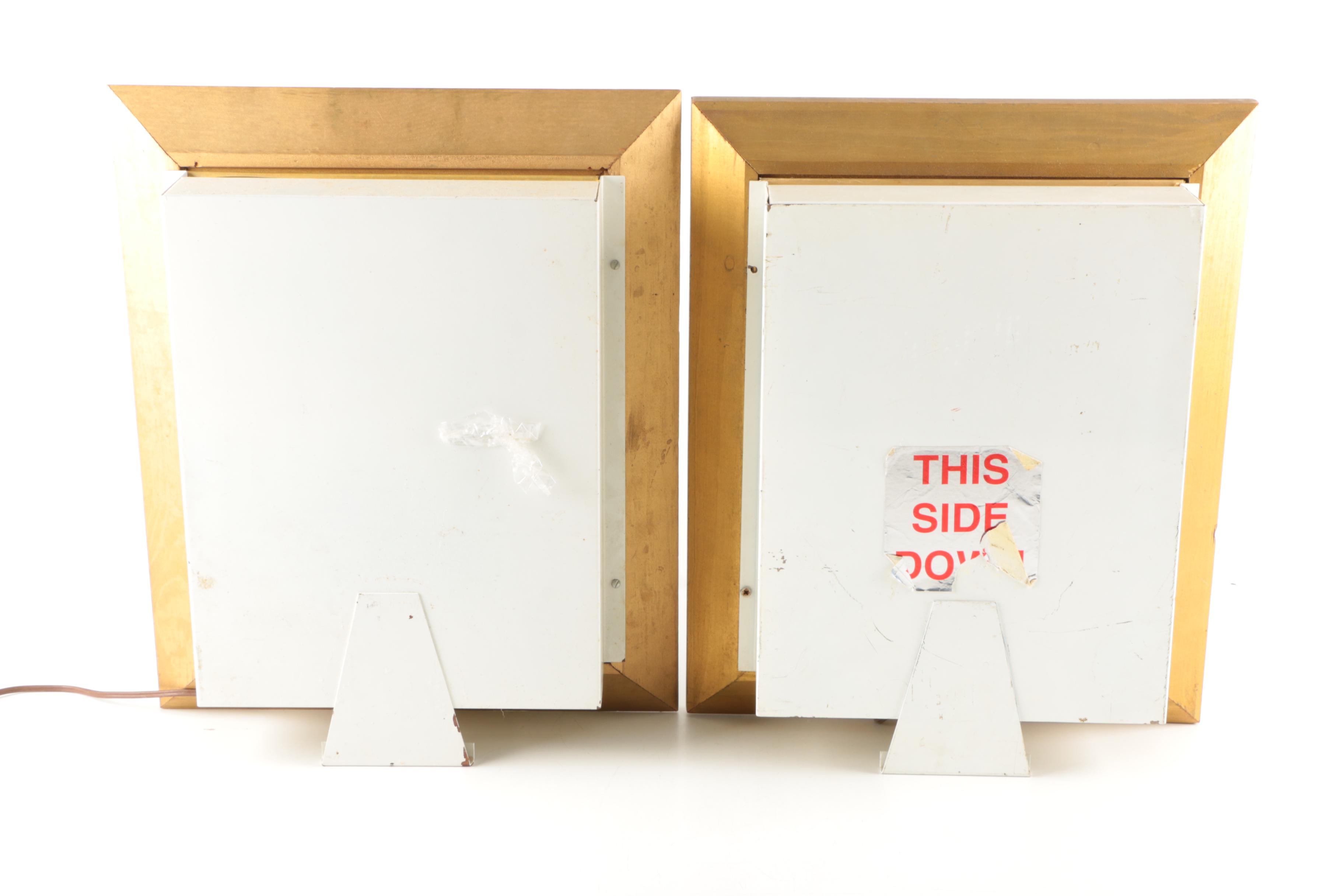 Pair of Illuminated Images of Couples