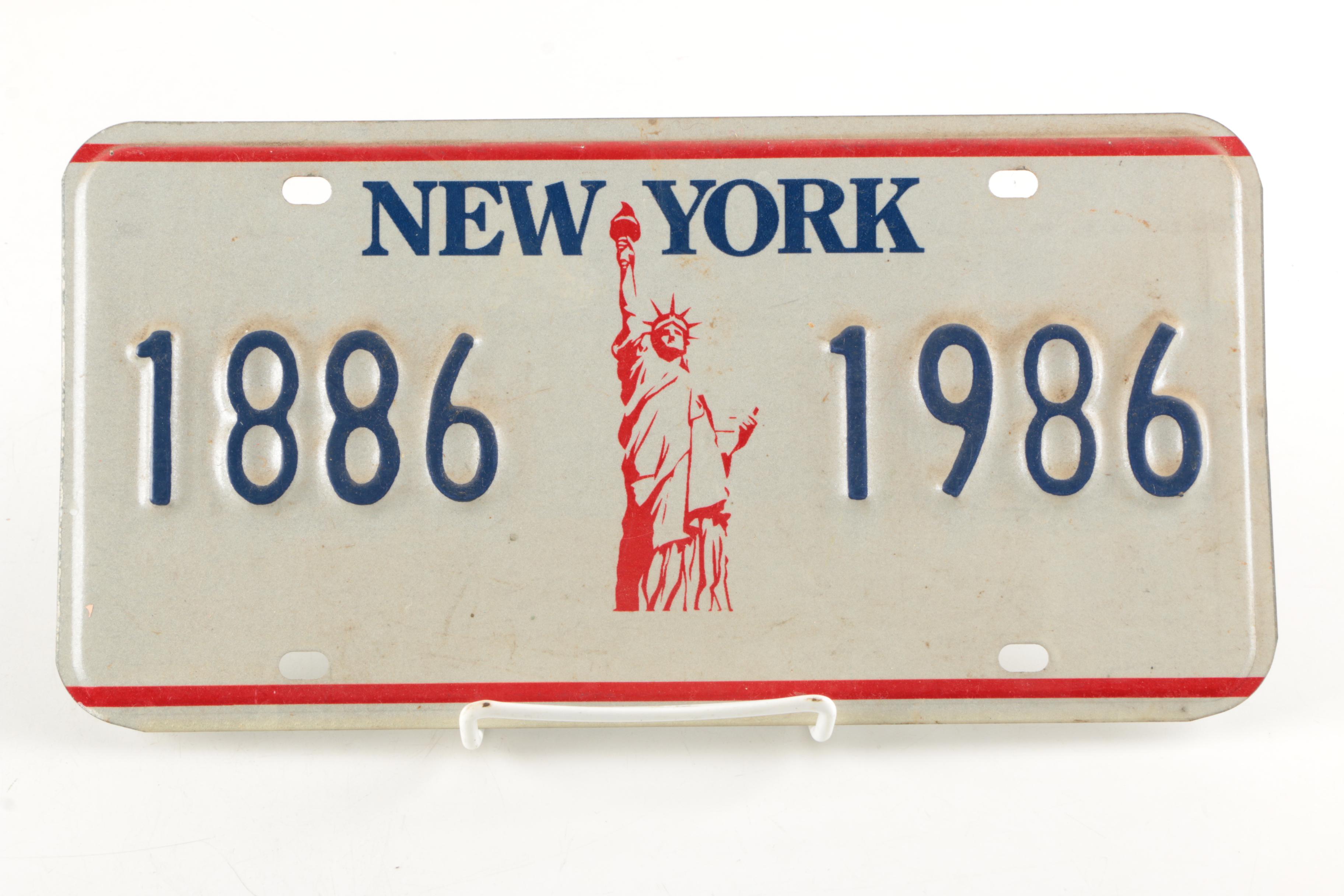 Statue of Liberty Centennial Memorabilia  And Signed Mario Cuomo Invitation