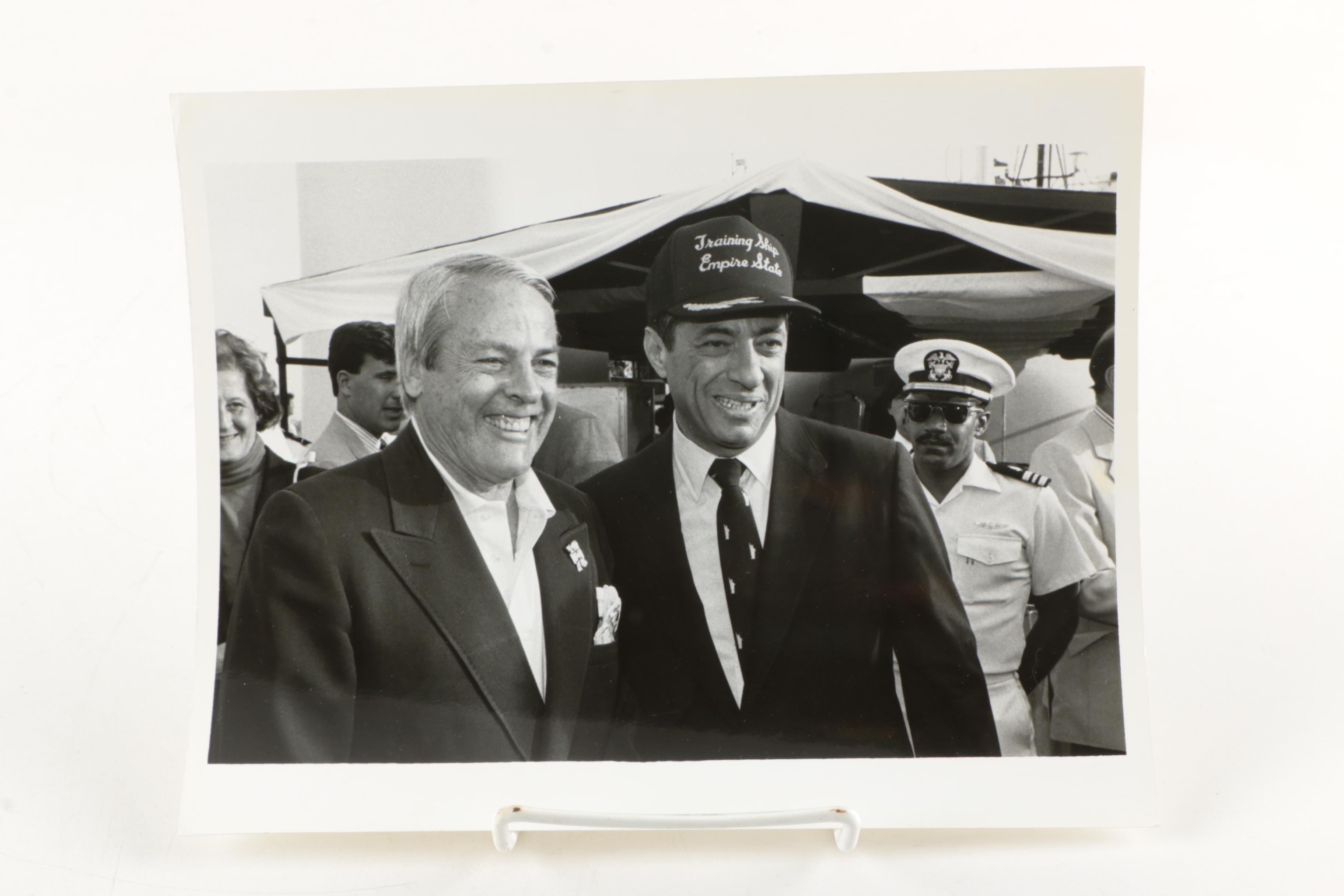 Statue of Liberty Centennial Memorabilia  And Signed Mario Cuomo Invitation