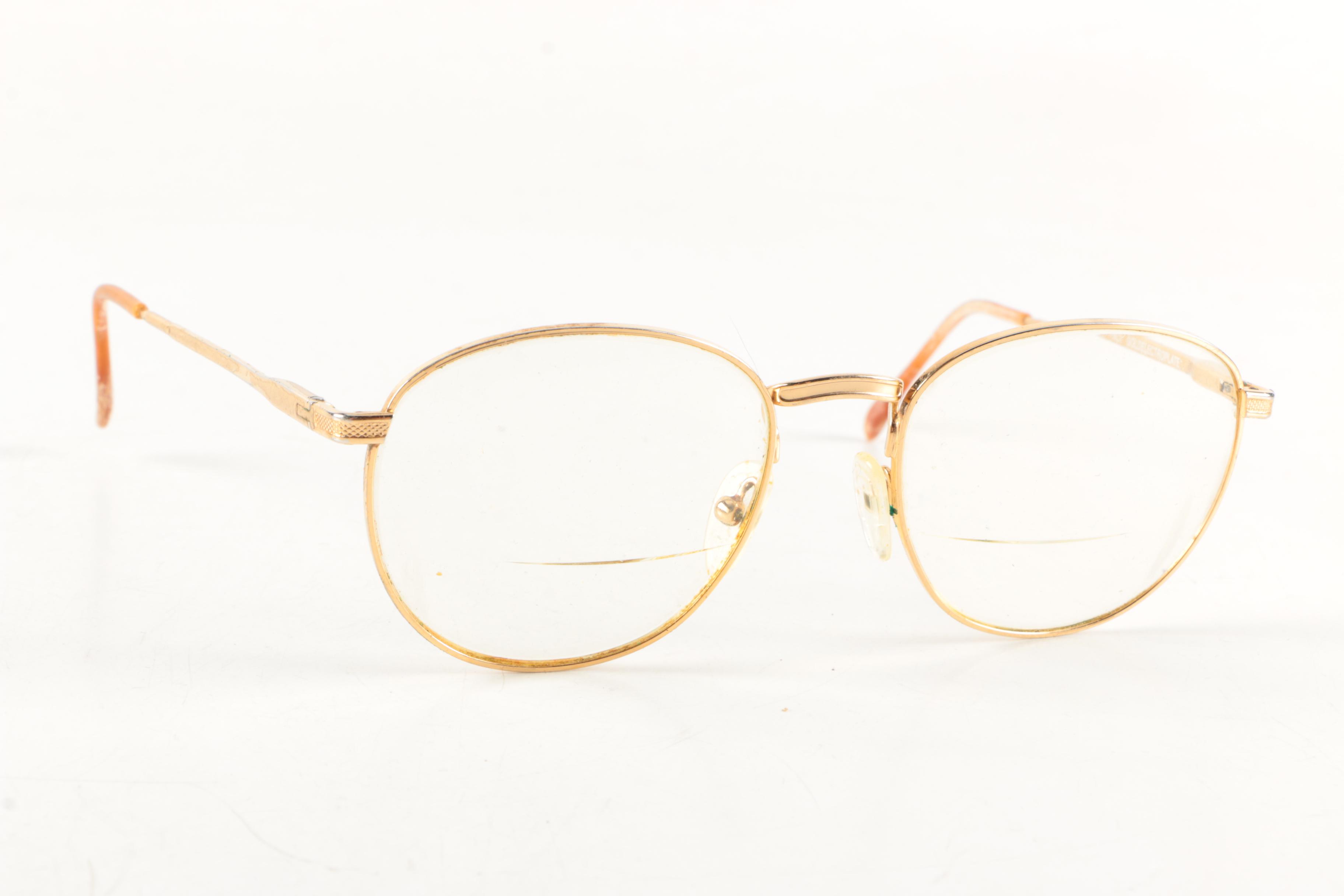 Vintage BerDel Steroflex Gold Electroplate Eyeglasses