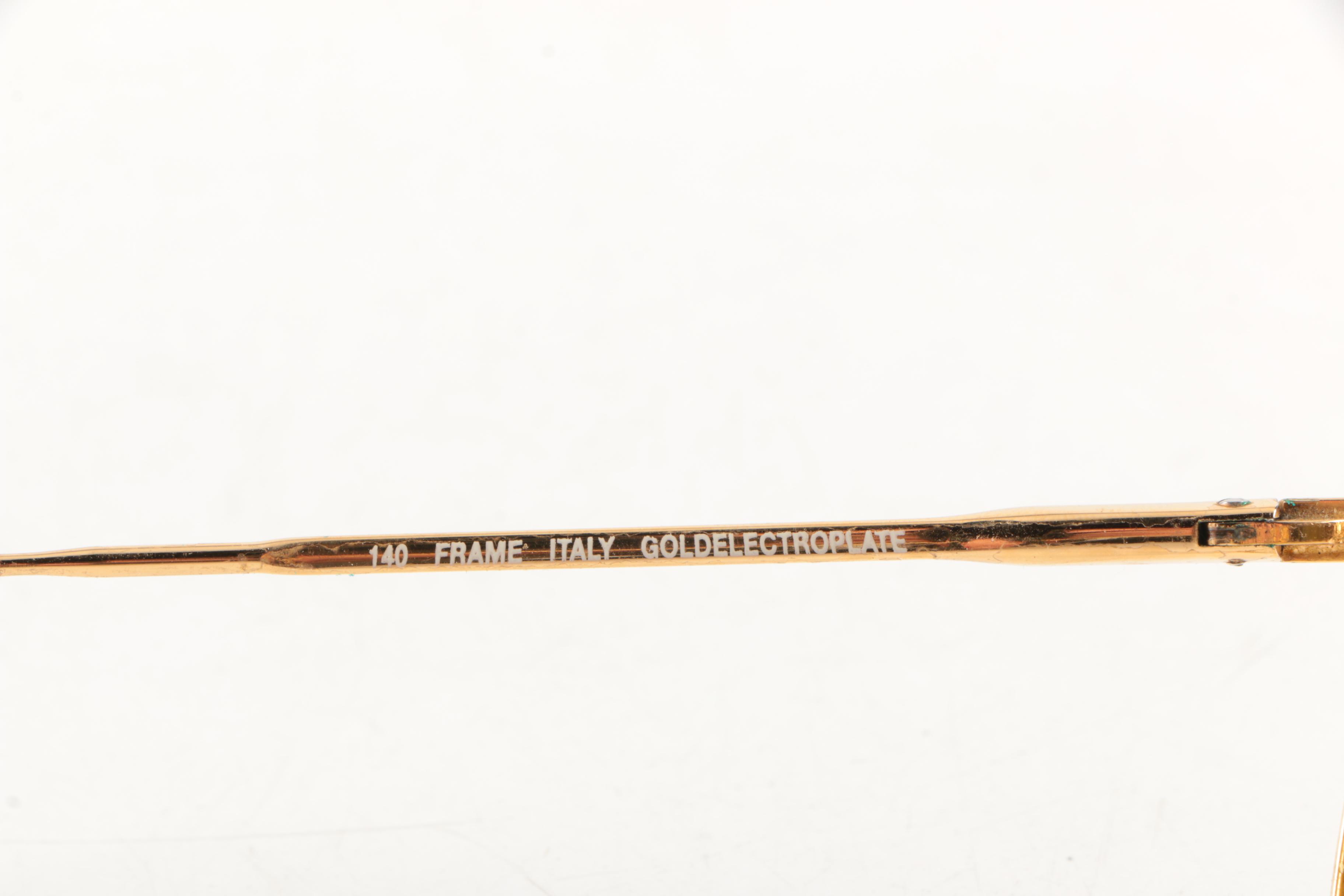 Vintage BerDel Steroflex Gold Electroplate Eyeglasses