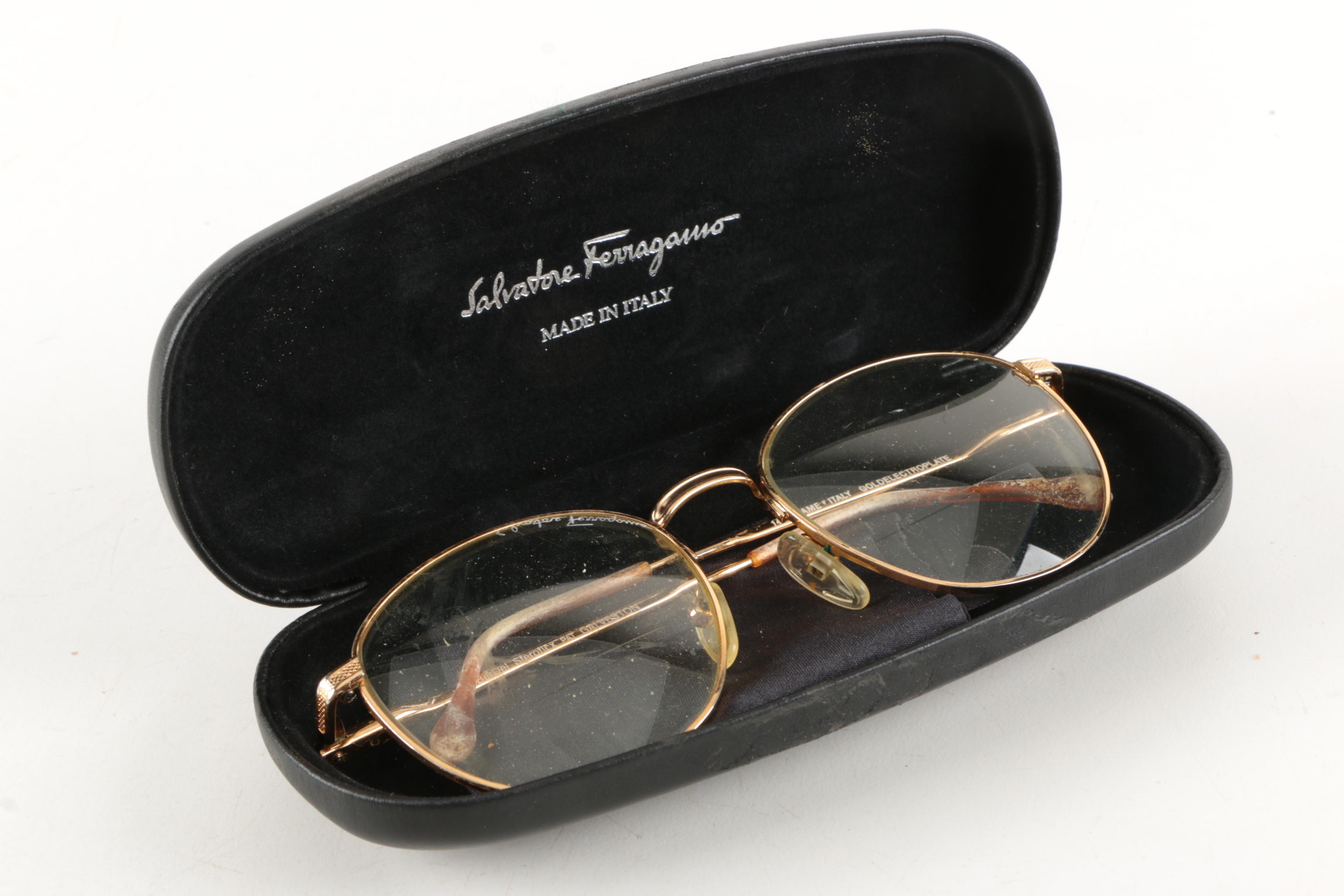 Vintage BerDel Steroflex Gold Electroplate Eyeglasses