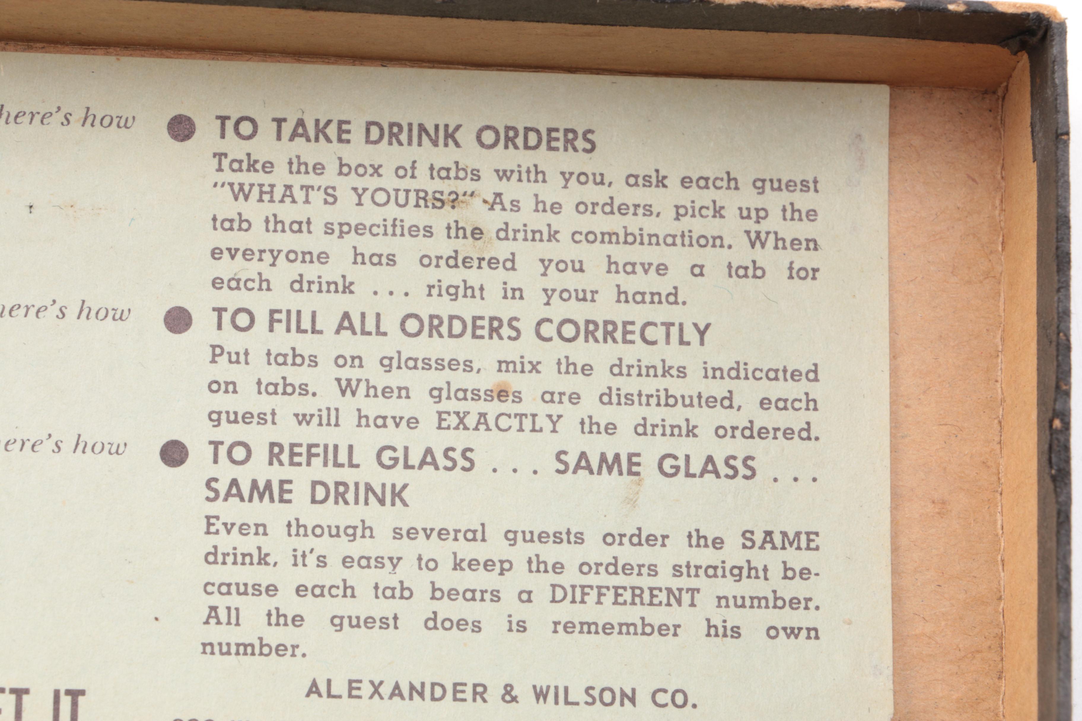 Vintage Drink Tags