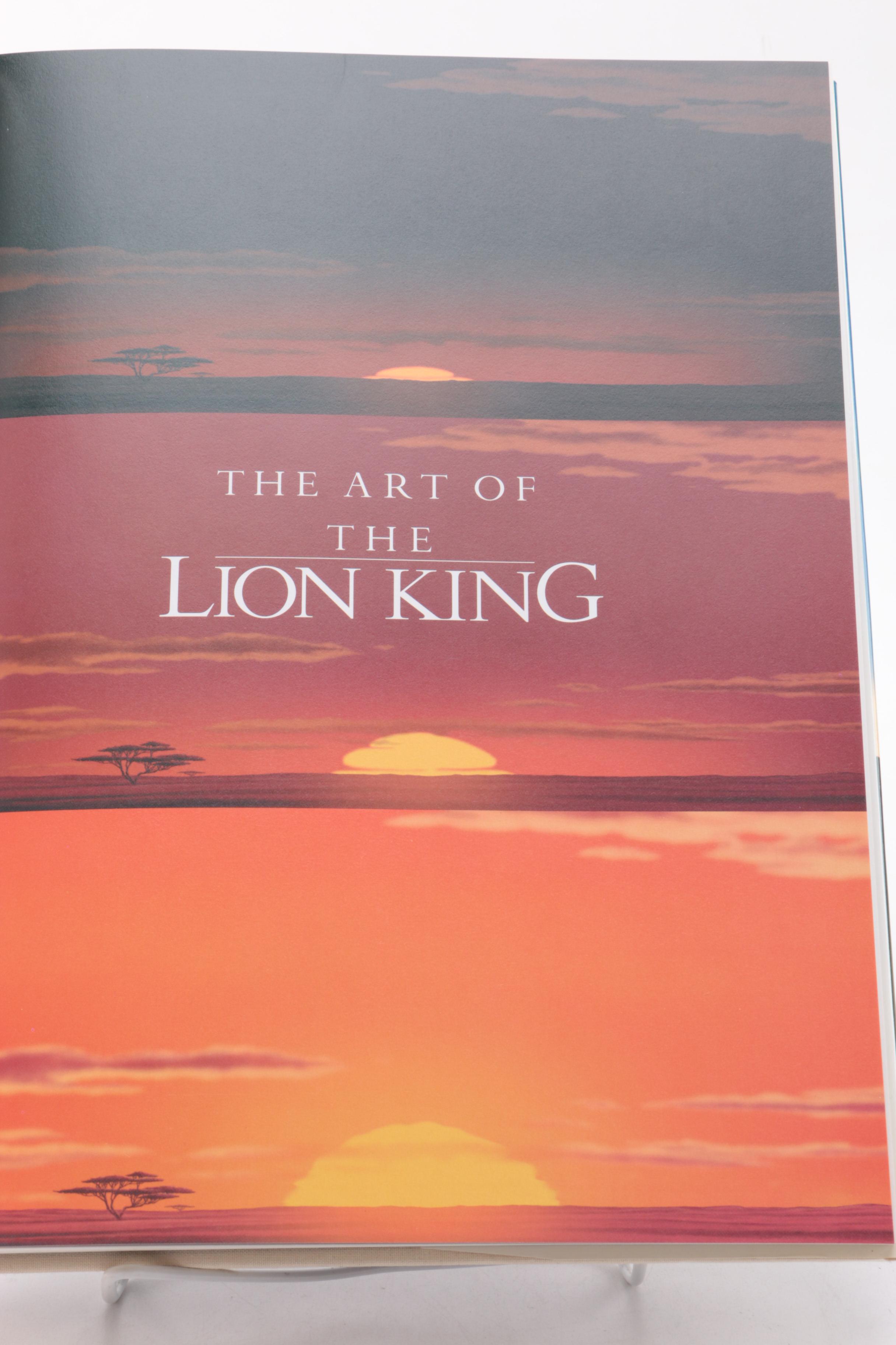 1994 "The Art Of The Lion King"  Book