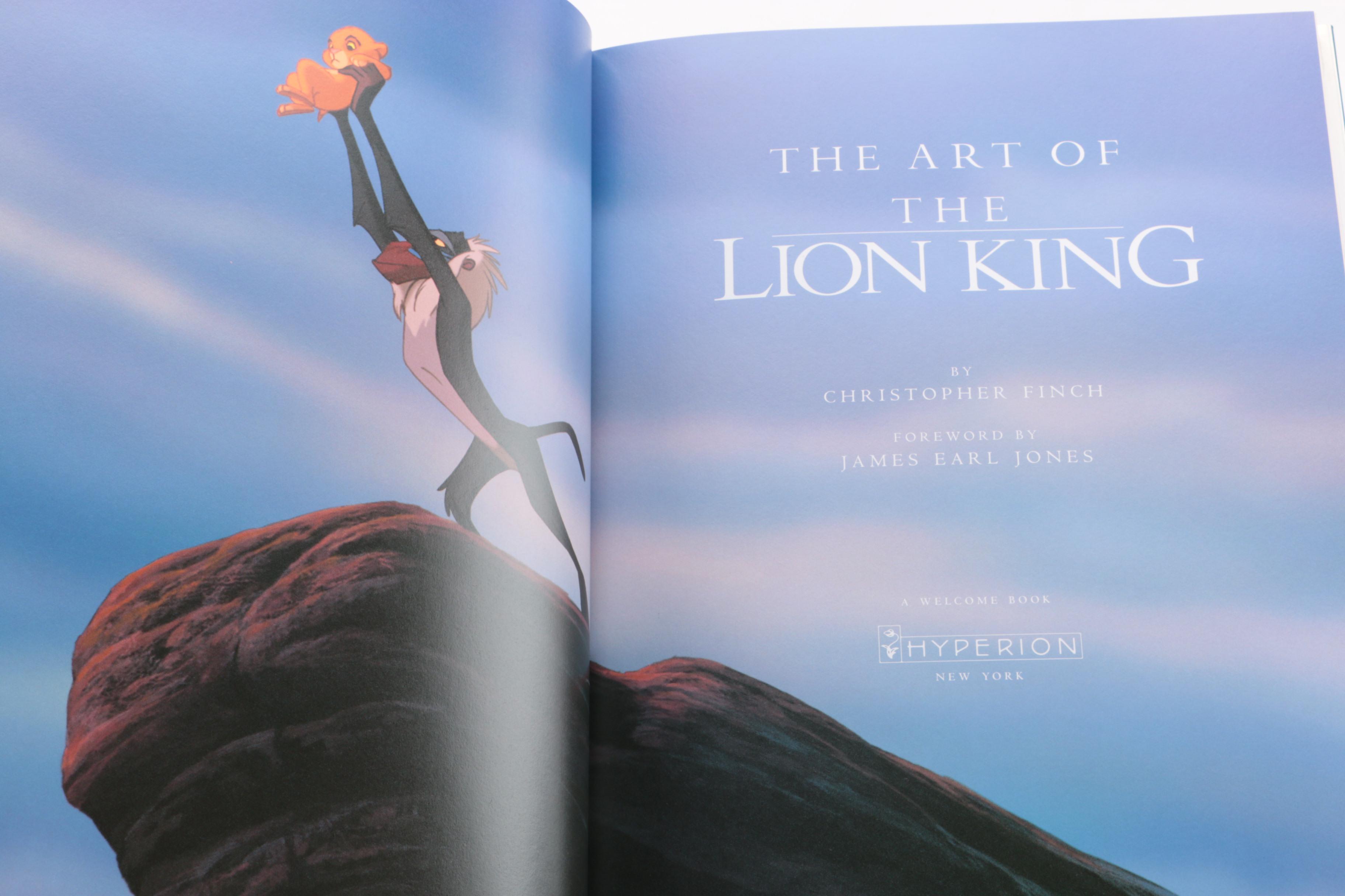 1994 "The Art Of The Lion King"  Book