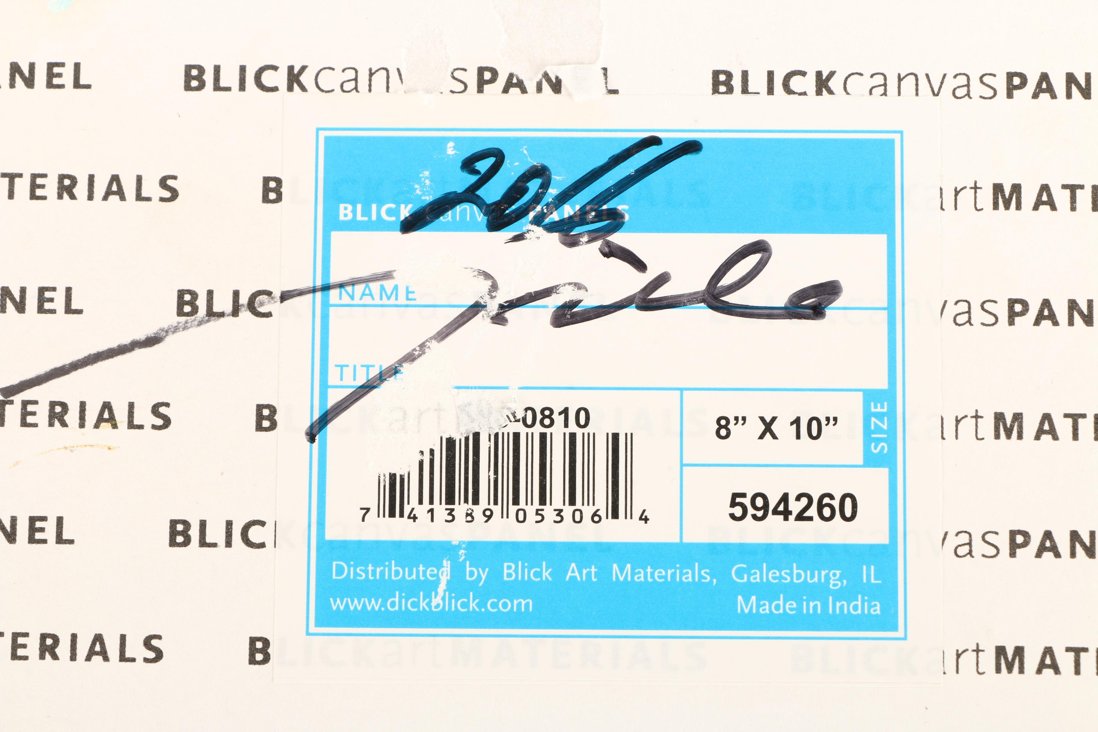 Jose Trujillo Oil Painting on Canvas Board "Near the Mountain"